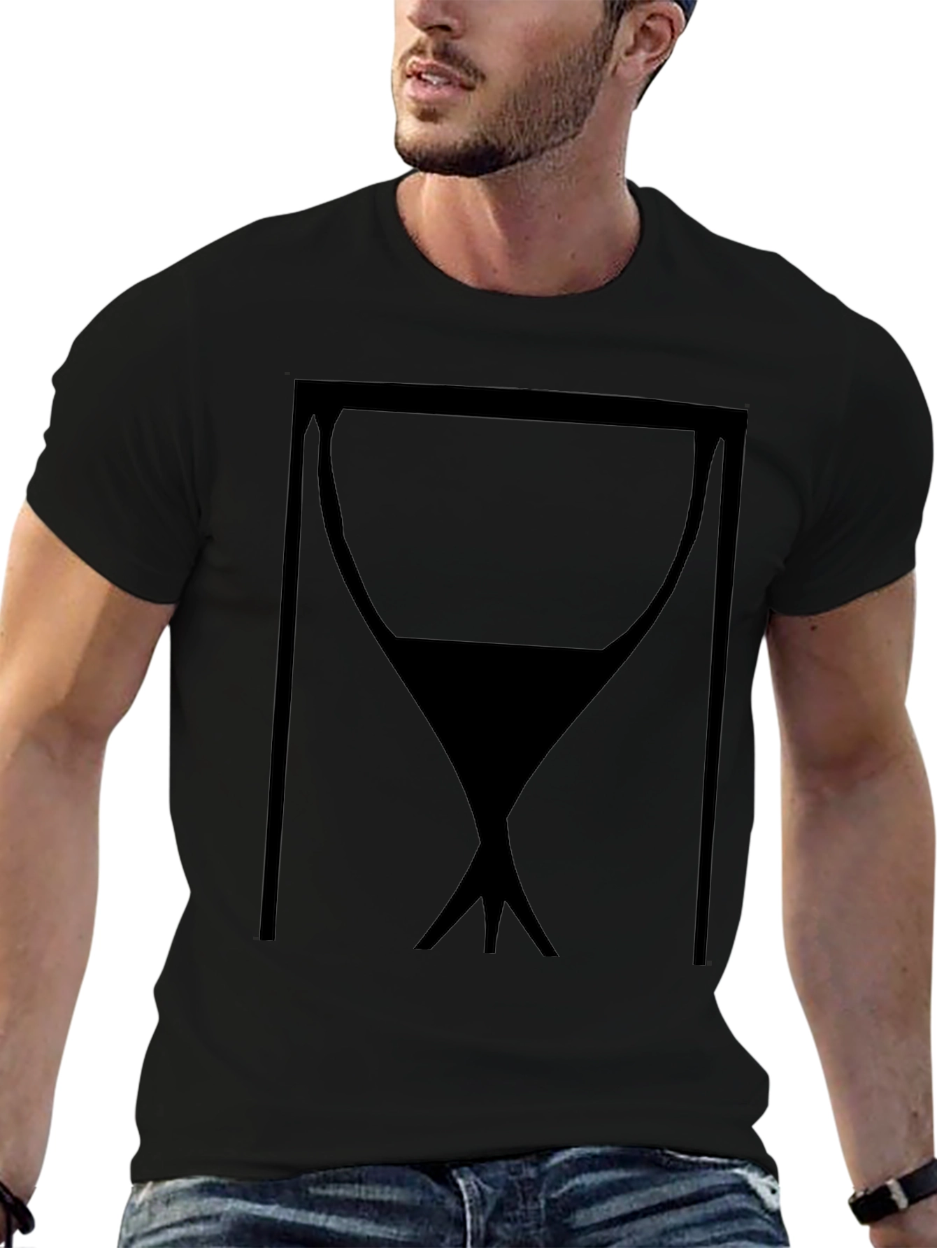 Abstract Graphic Tee - Modern Minimalist Design