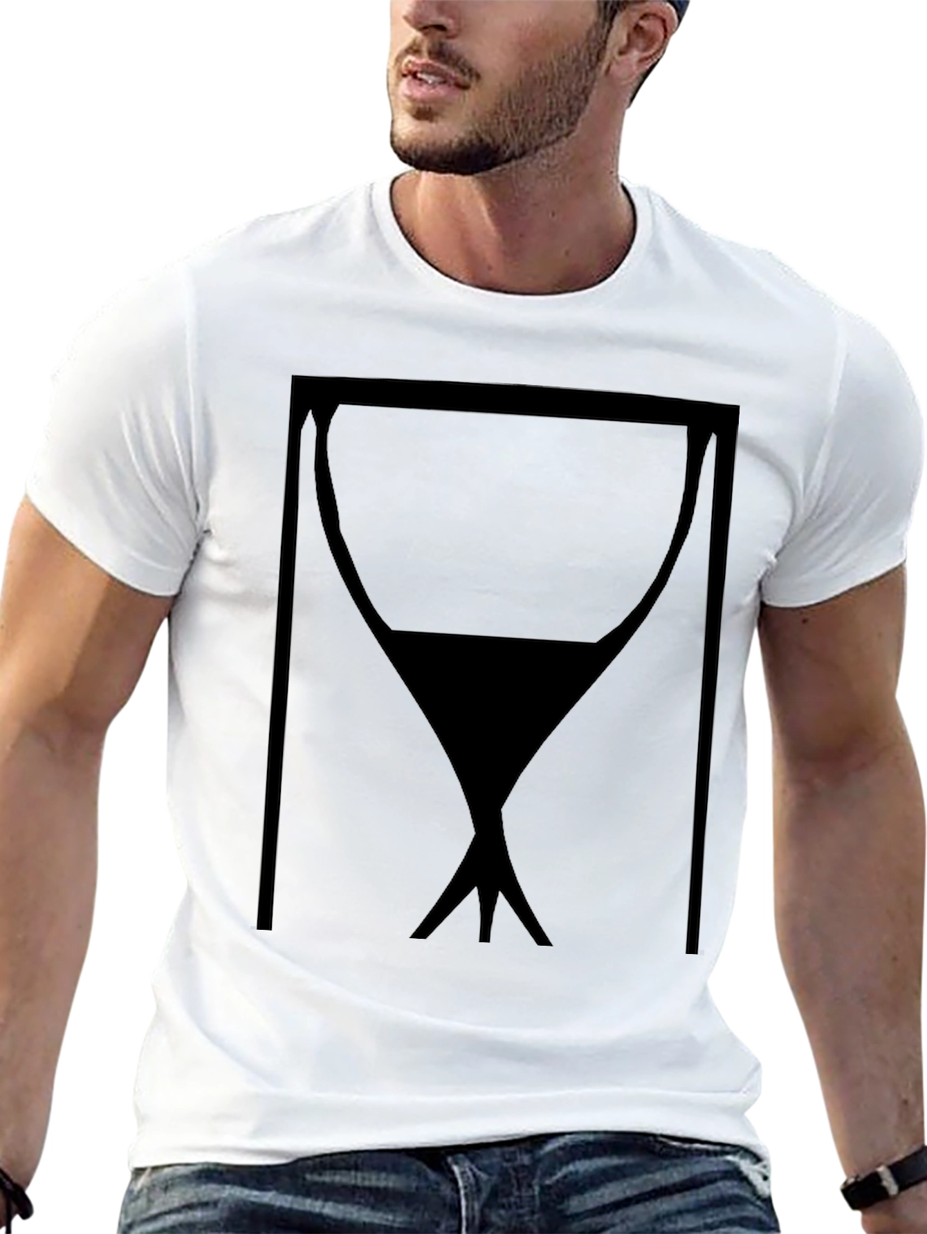 Abstract Graphic Tee - Modern Minimalist Design