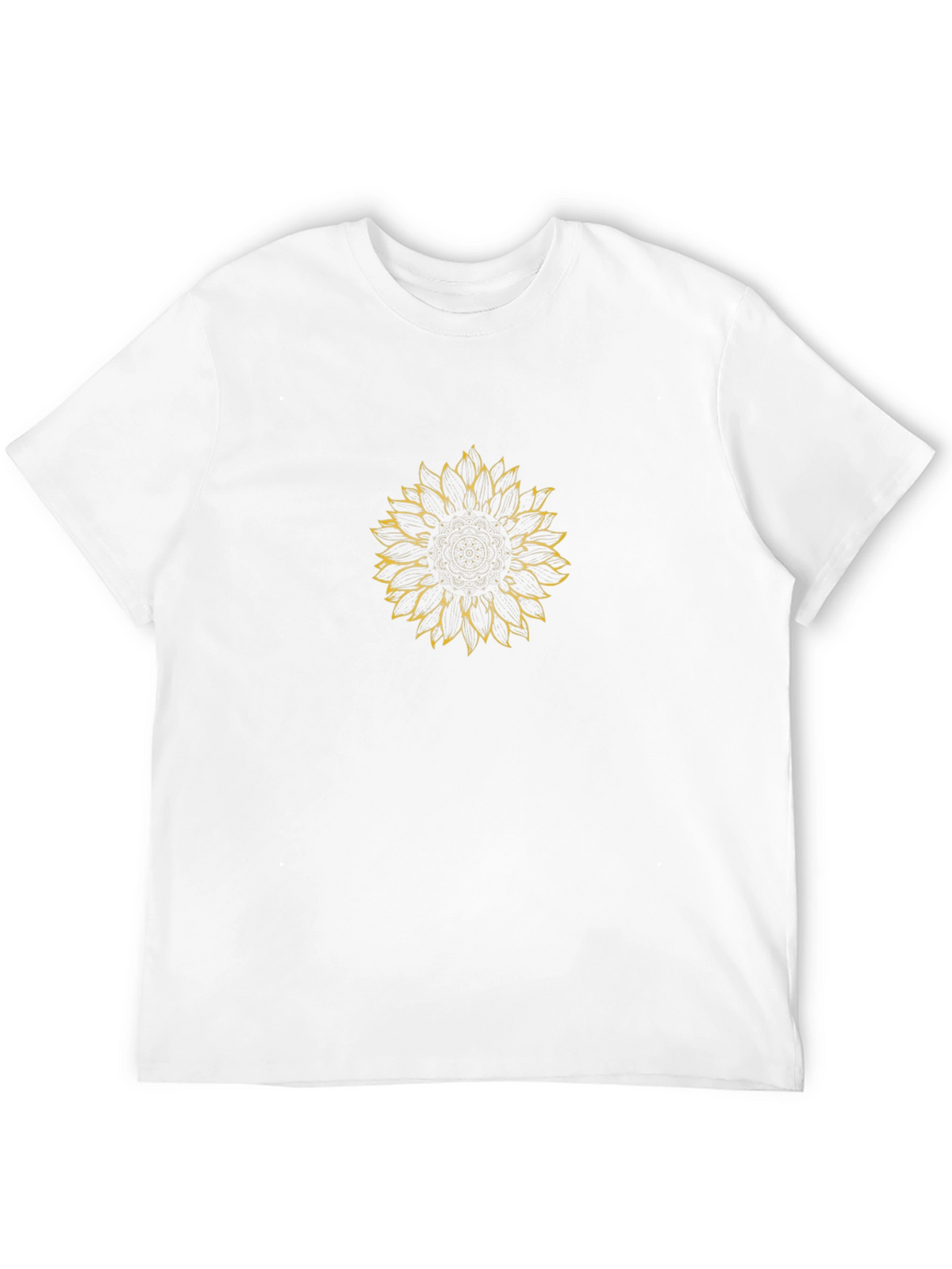 Sunflower Graphic Tee - Black Cotton Comfort