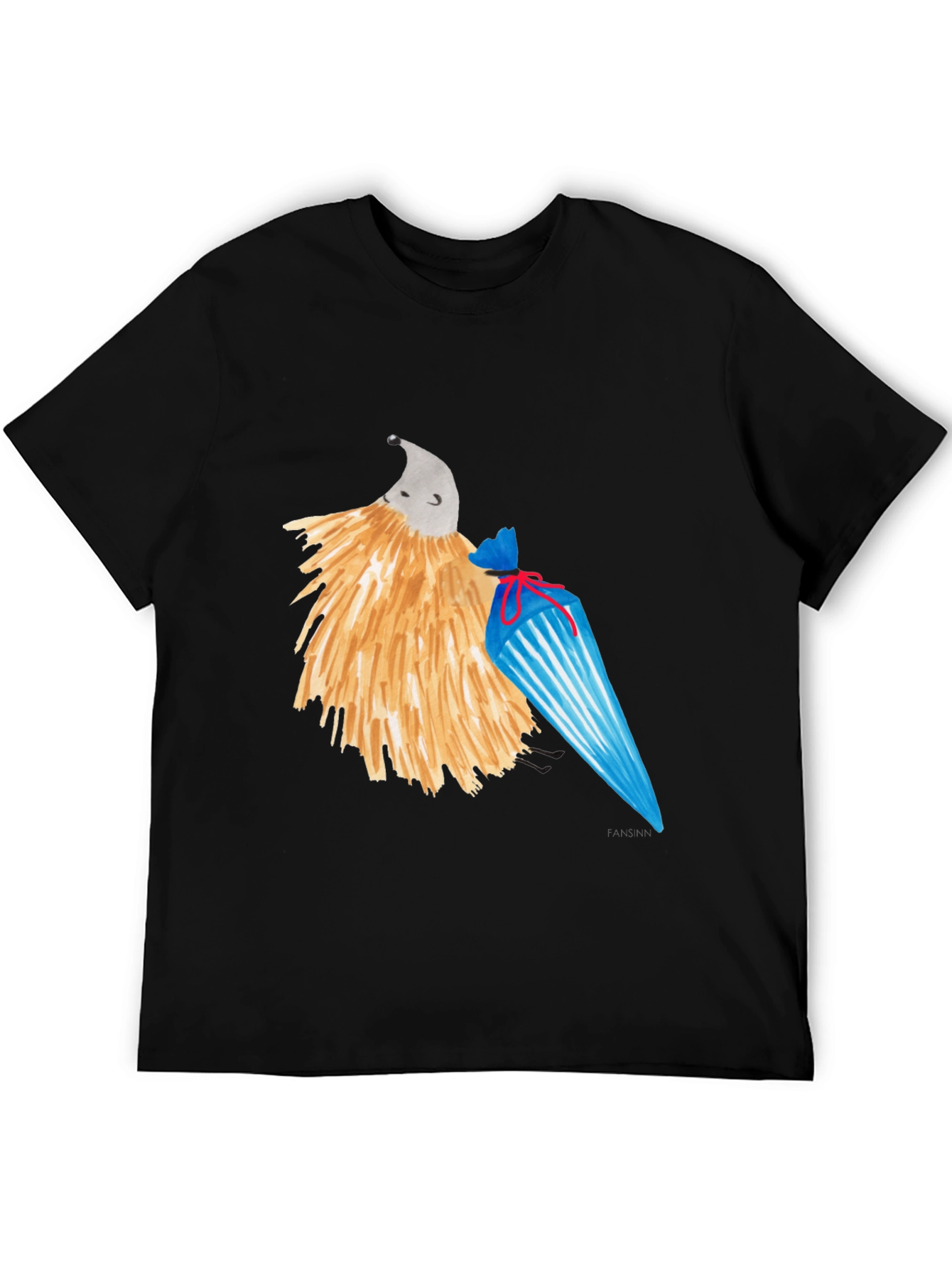Whimsical Hedgehog T-Shirt - Unique Design