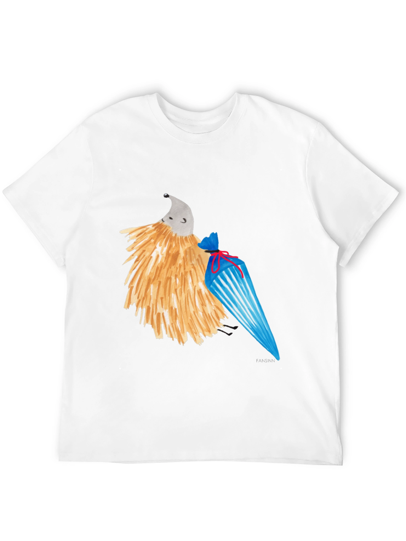 Whimsical Hedgehog T-Shirt - Unique Design