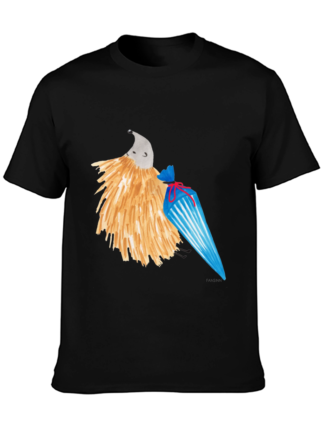 Whimsical Hedgehog T-Shirt - Unique Design