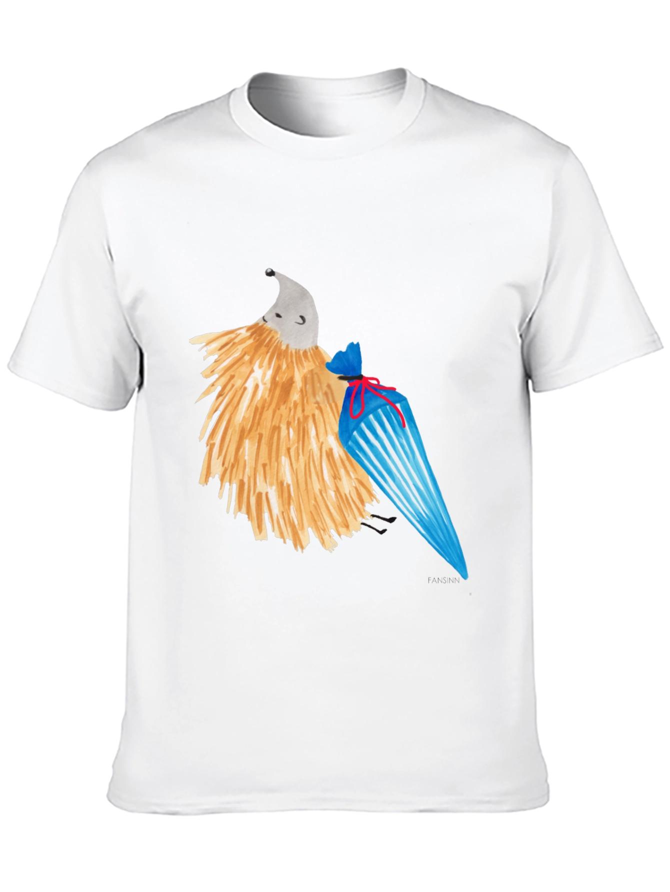 Whimsical Hedgehog T-Shirt - Unique Design