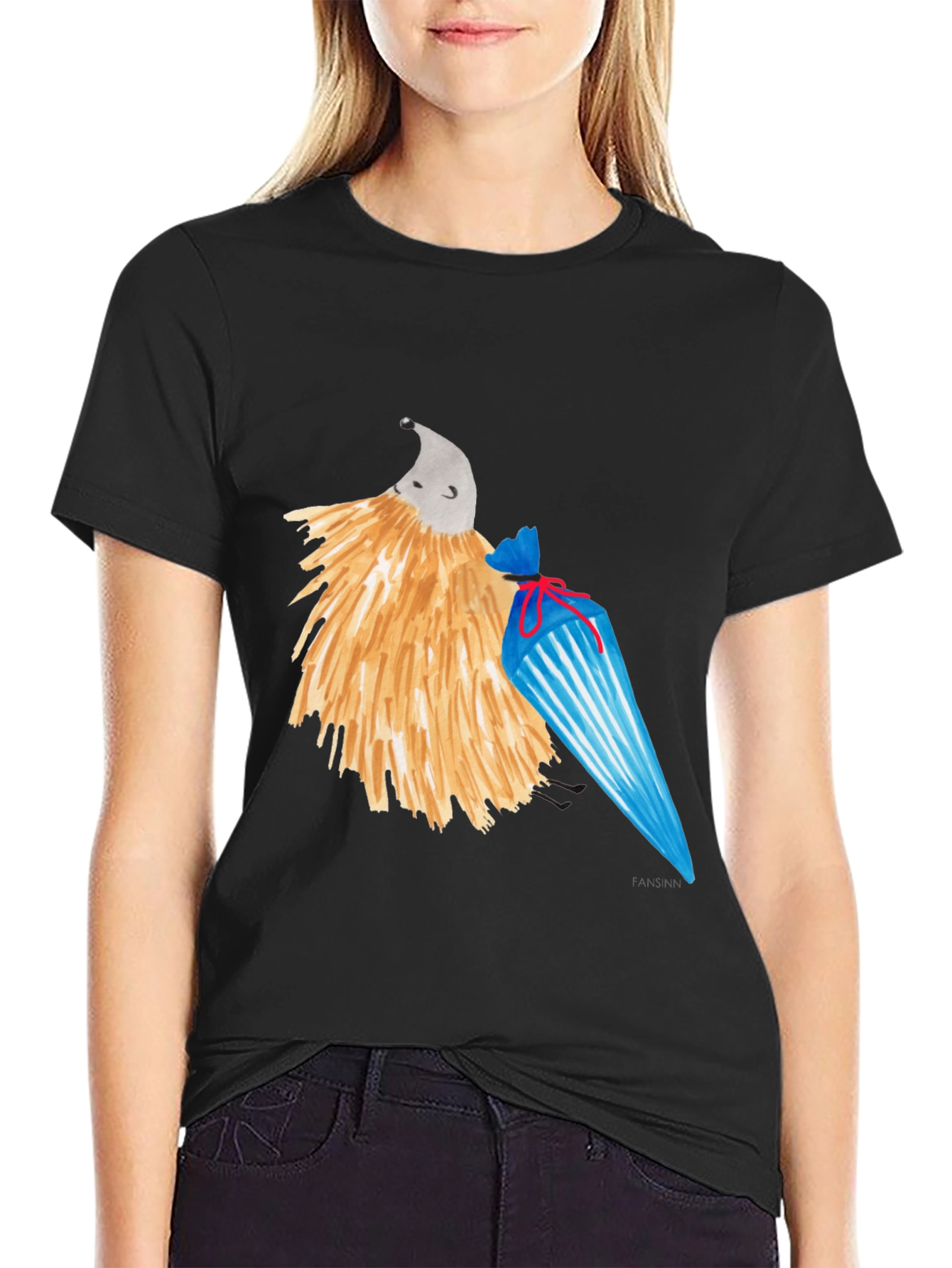 Whimsical Hedgehog T-Shirt - Unique Design