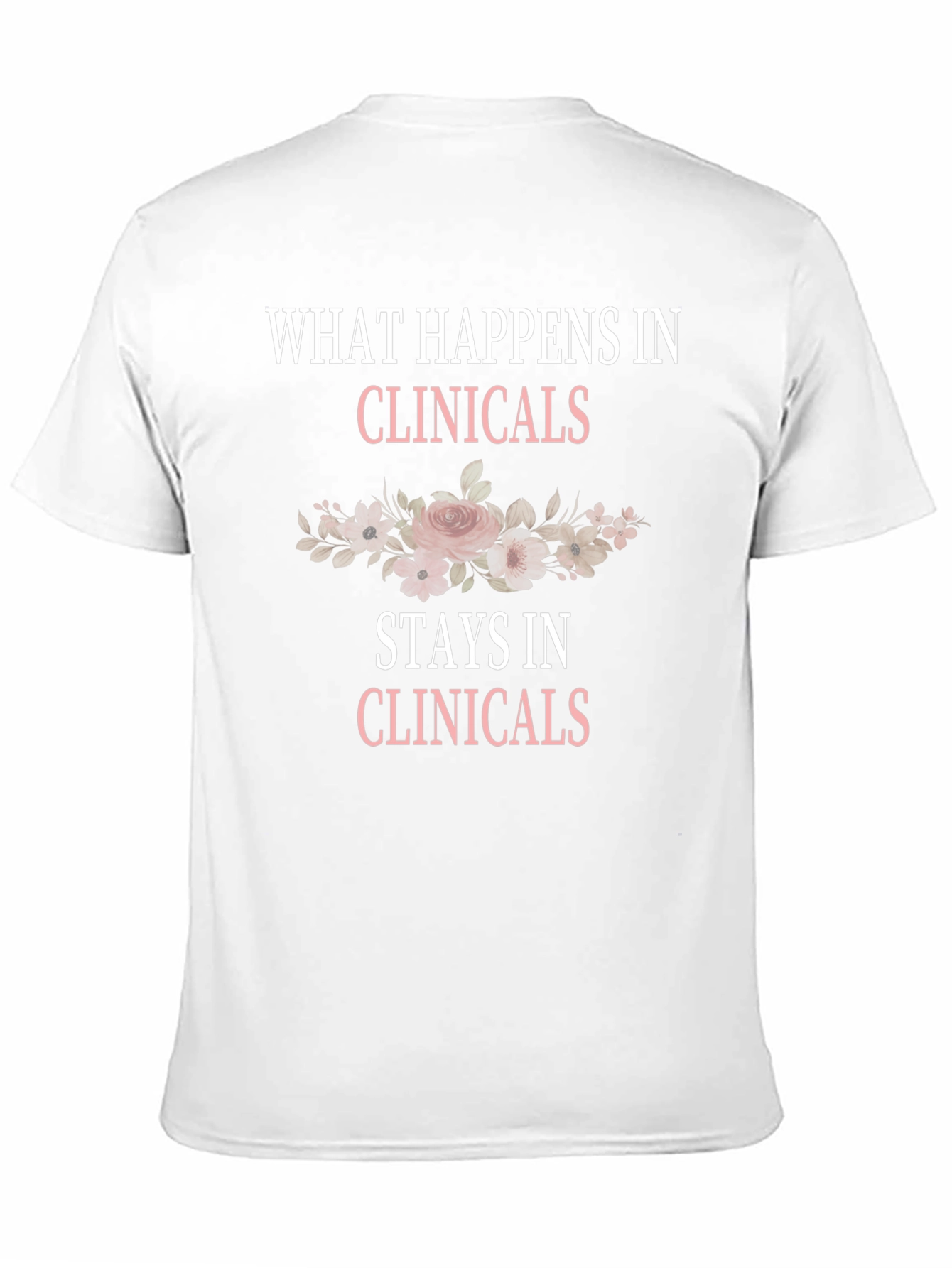 Clinicals Black Crewneck T-Shirt