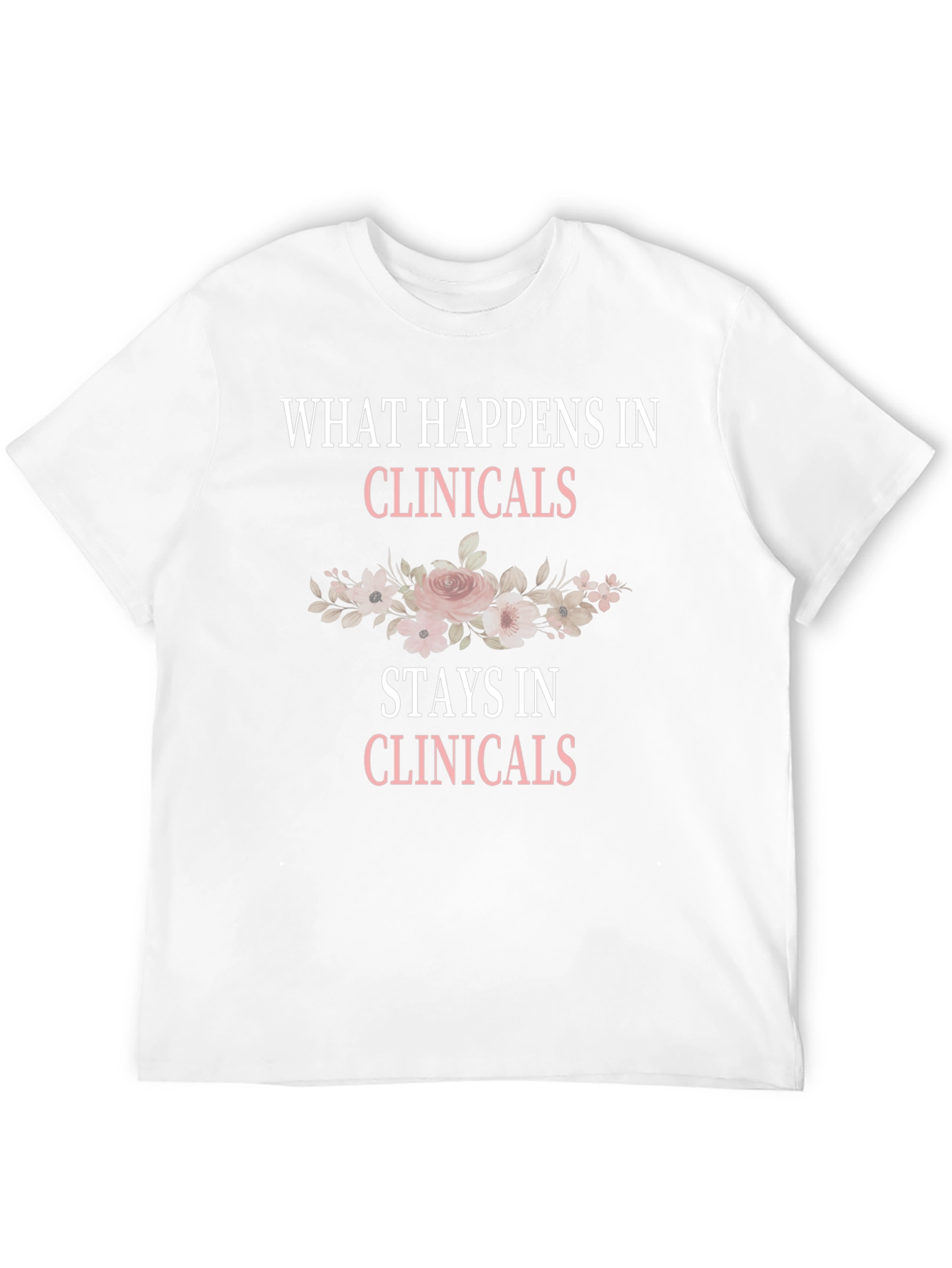 Clinicals Black Crewneck T-Shirt