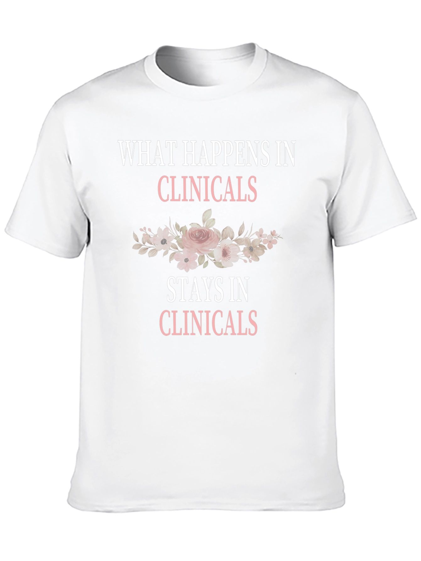Clinicals Black Crewneck T-Shirt