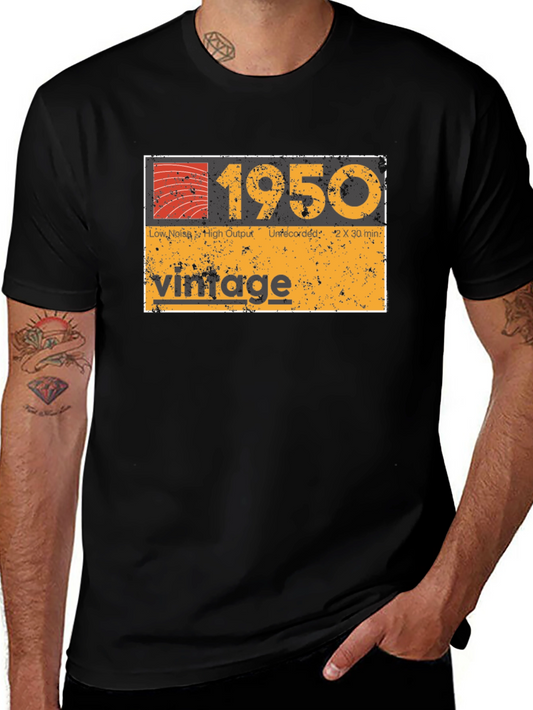 Vintage 1950 Graphic T-Shirt Retro Style