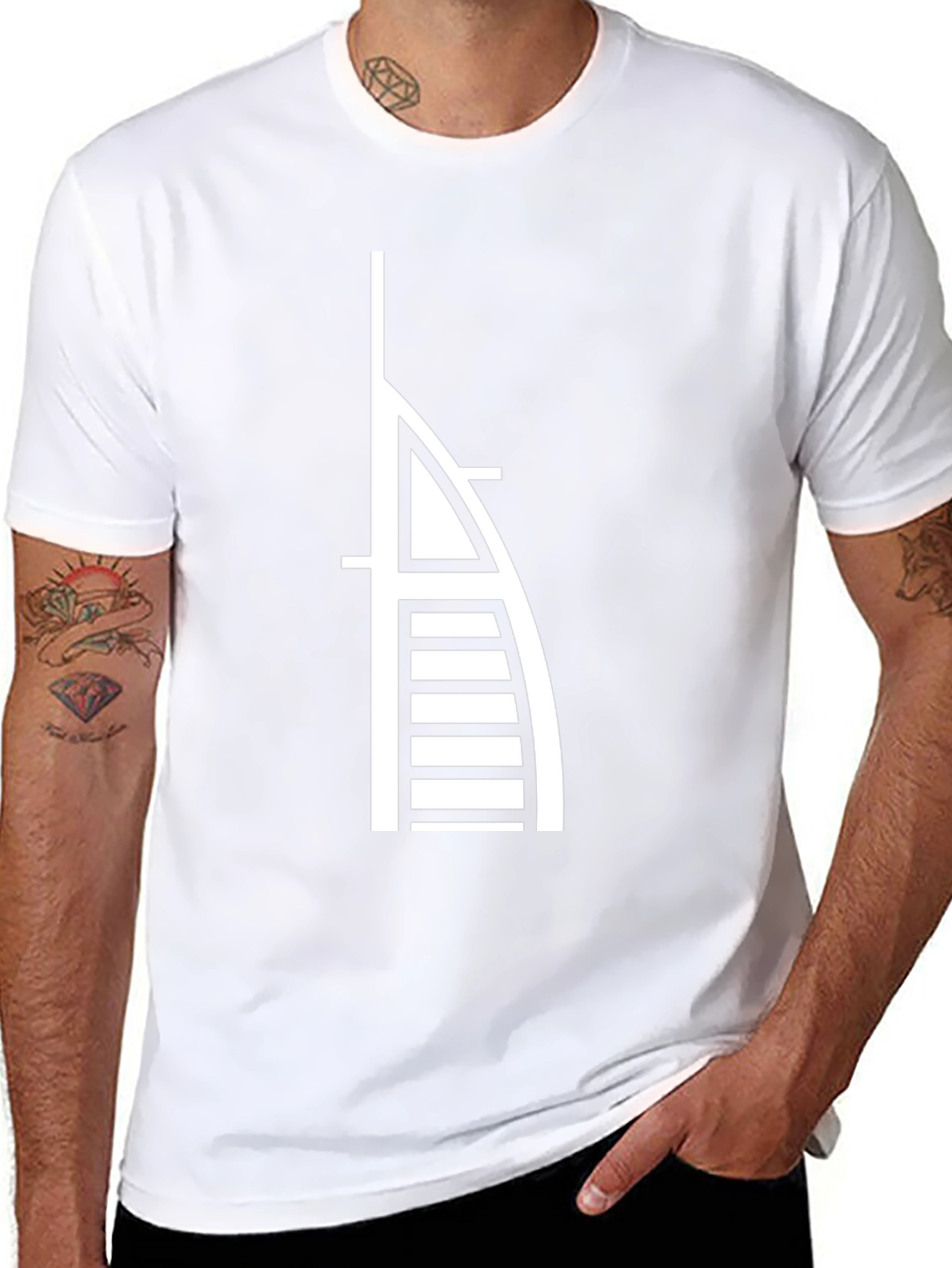 Dubai Silhouette T-Shirt - Modern Graphic Tee