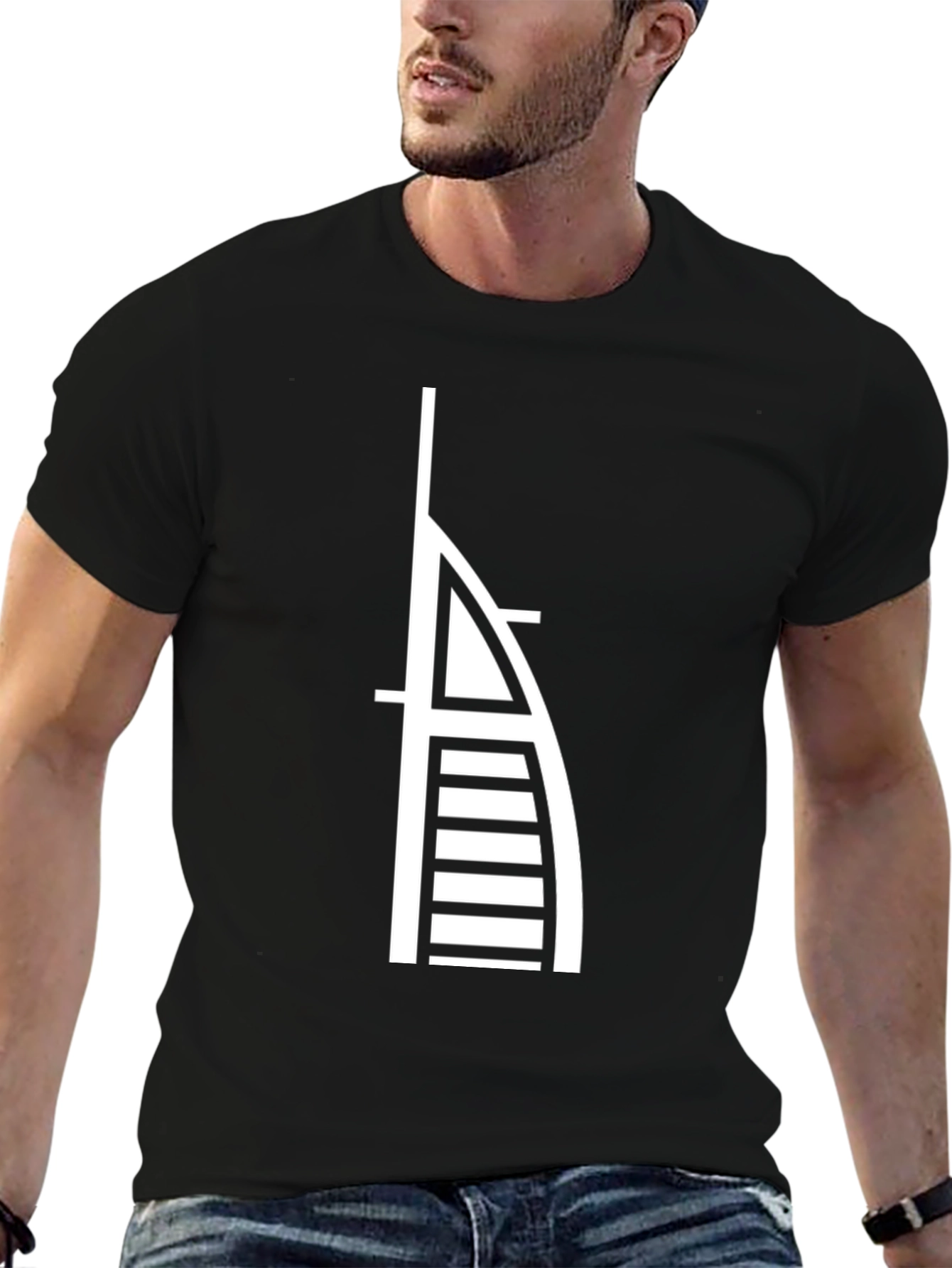 Dubai Silhouette T-Shirt - Modern Graphic Tee