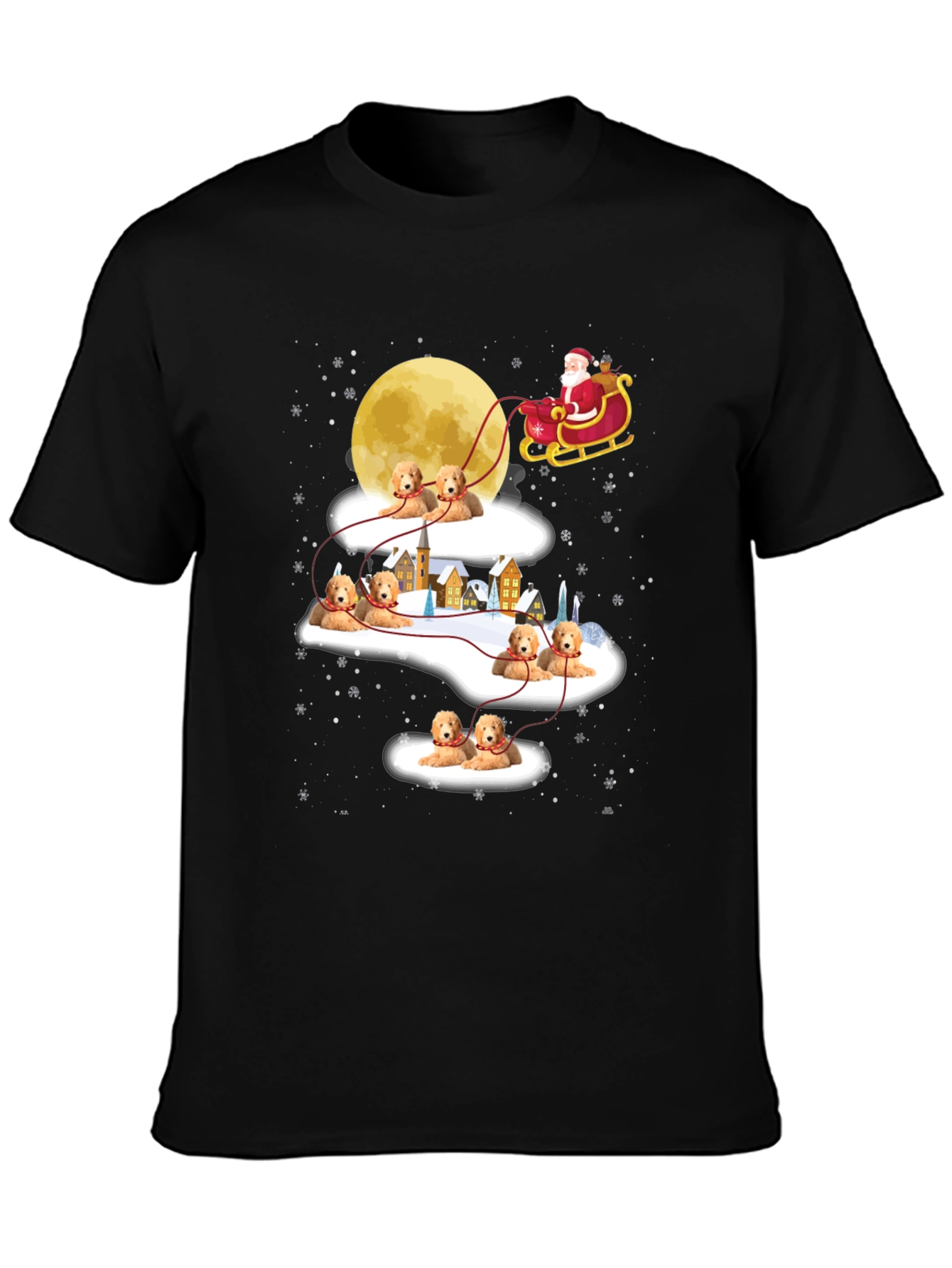 Festive Dog Sleigh T-Shirt