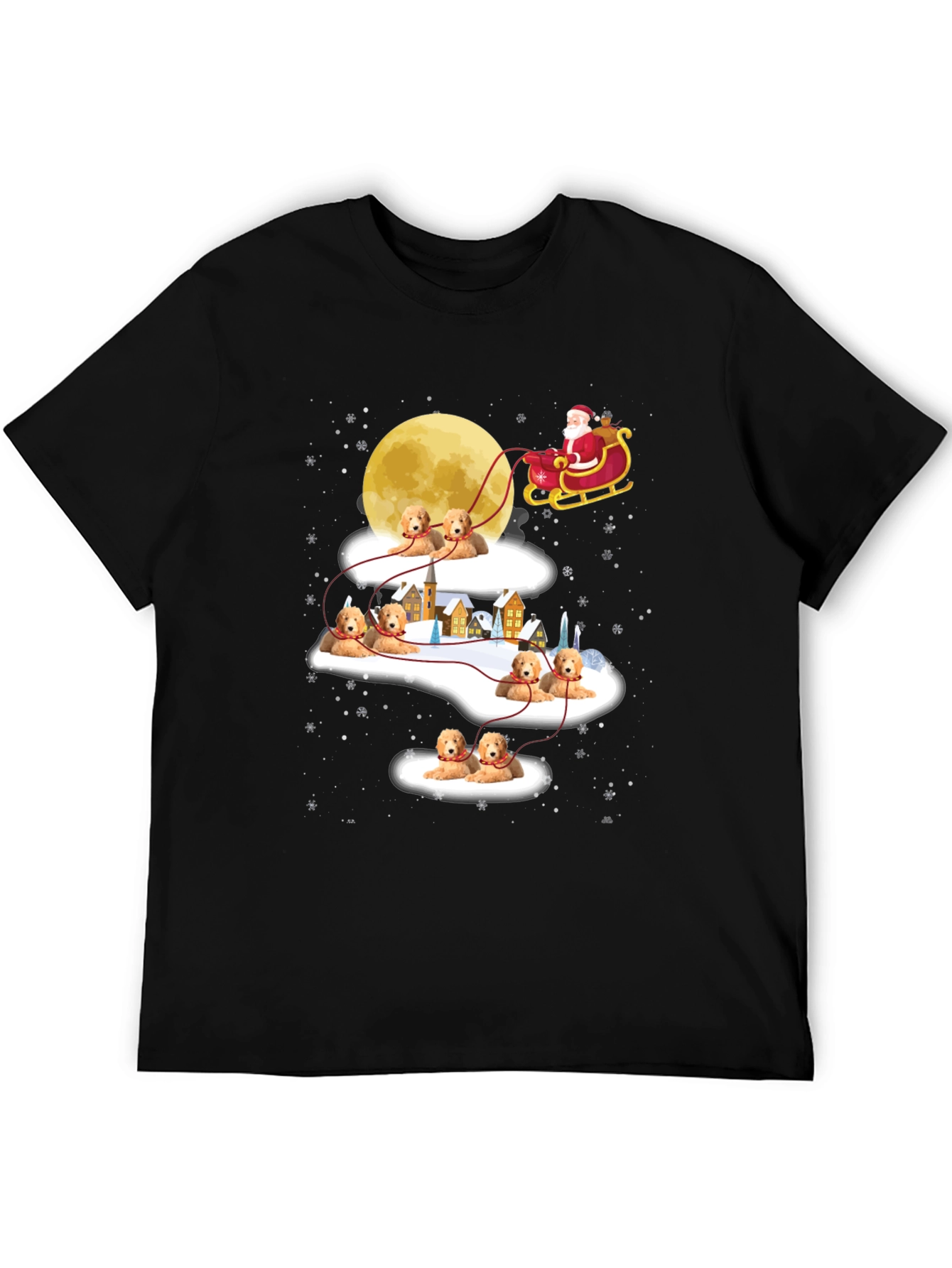Festive Dog Sleigh T-Shirt