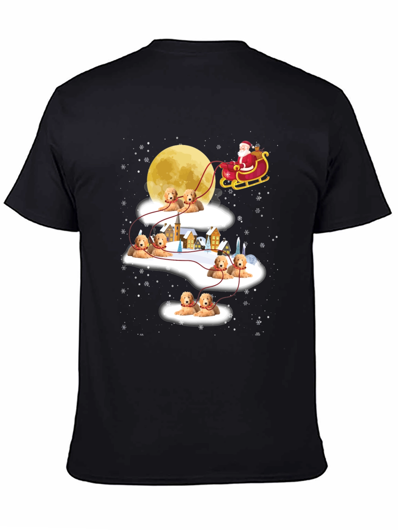 Festive Dog Sleigh T-Shirt