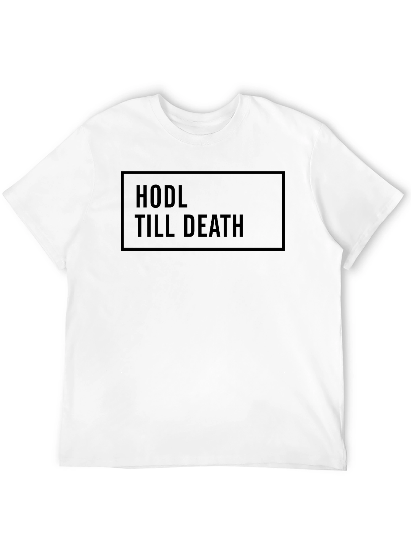 HODL Till Death Black Graphic Tee