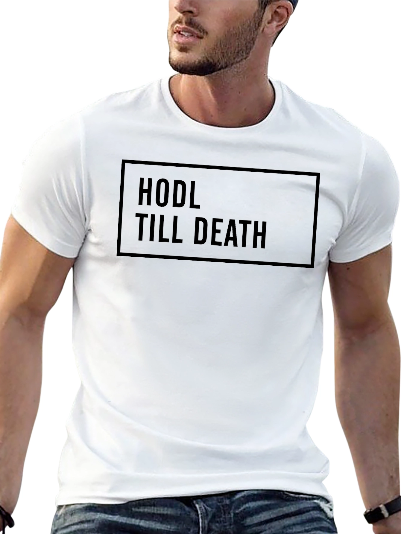 HODL Till Death Black Graphic Tee