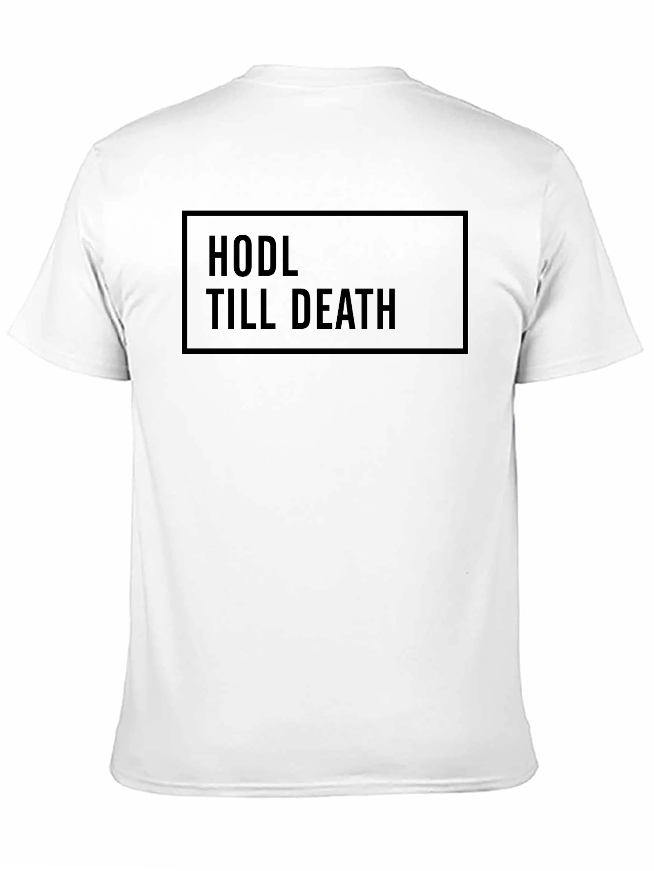 HODL Till Death Black Graphic Tee