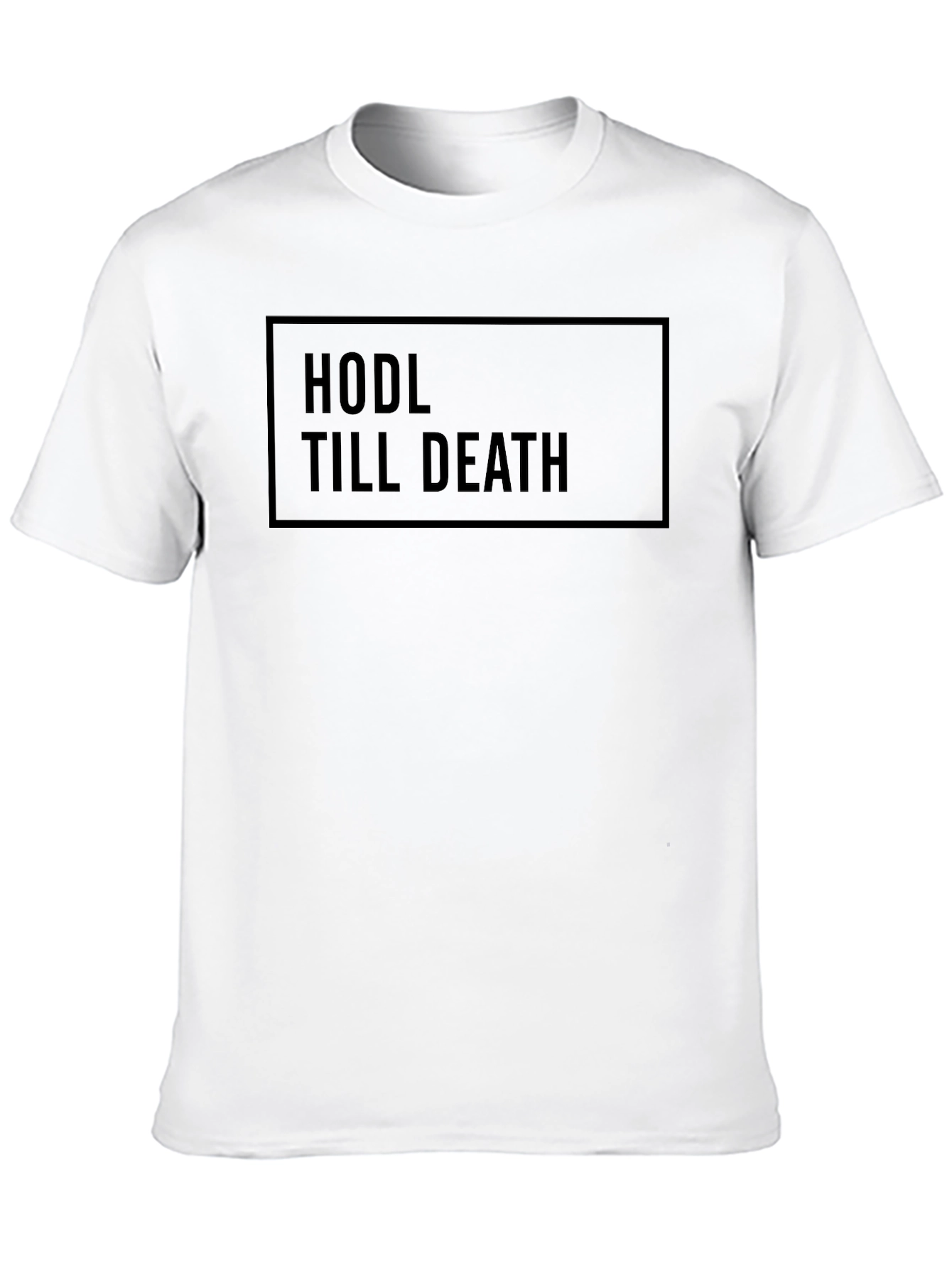 HODL Till Death Black Graphic Tee