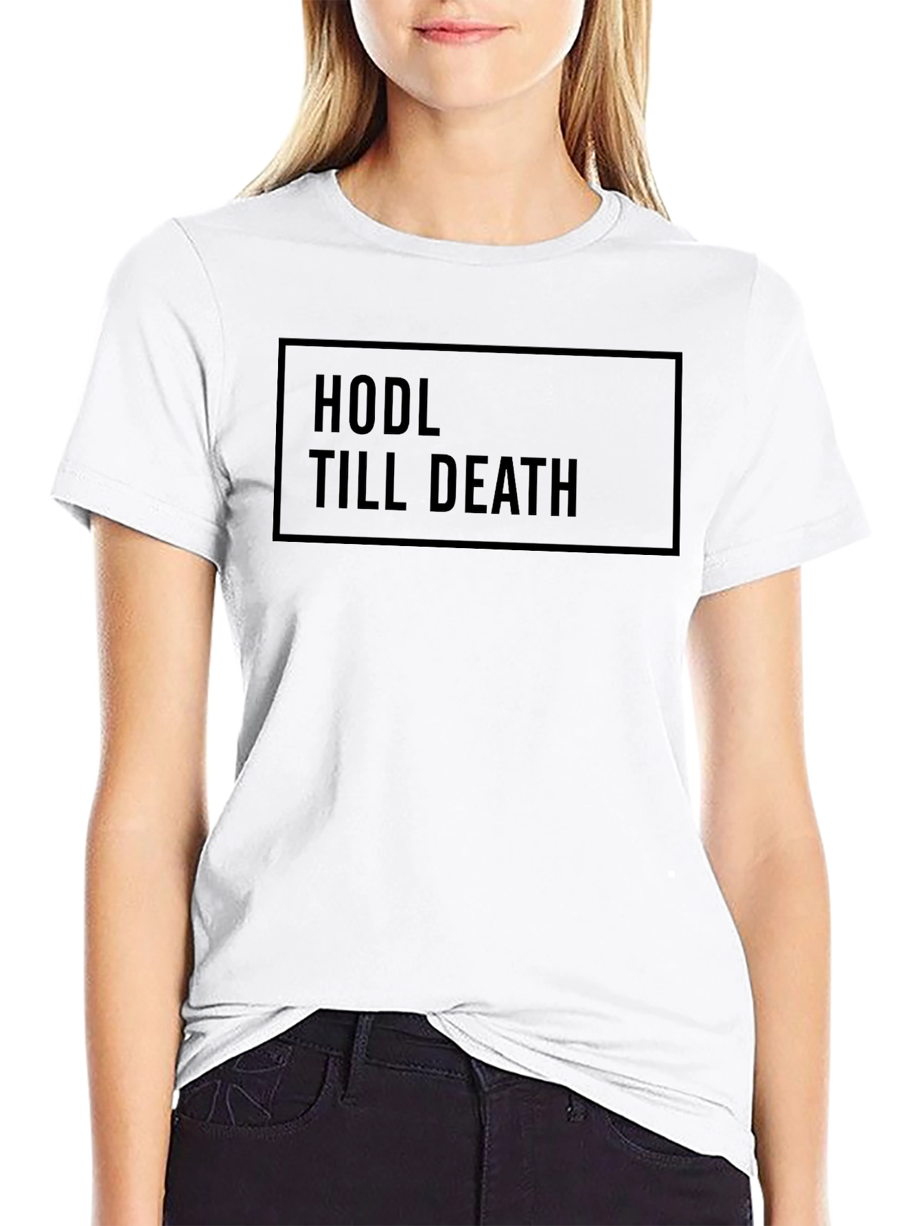HODL Till Death Black Graphic Tee