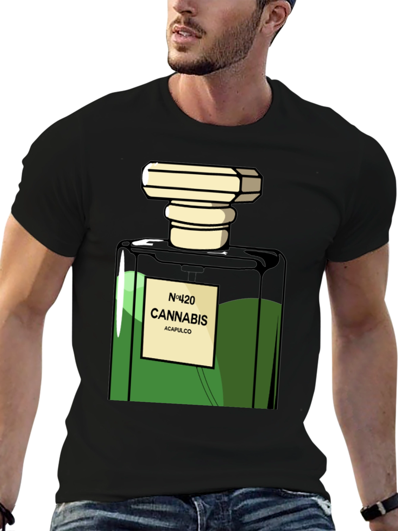 Cannabis Perfume Parody T-Shirt