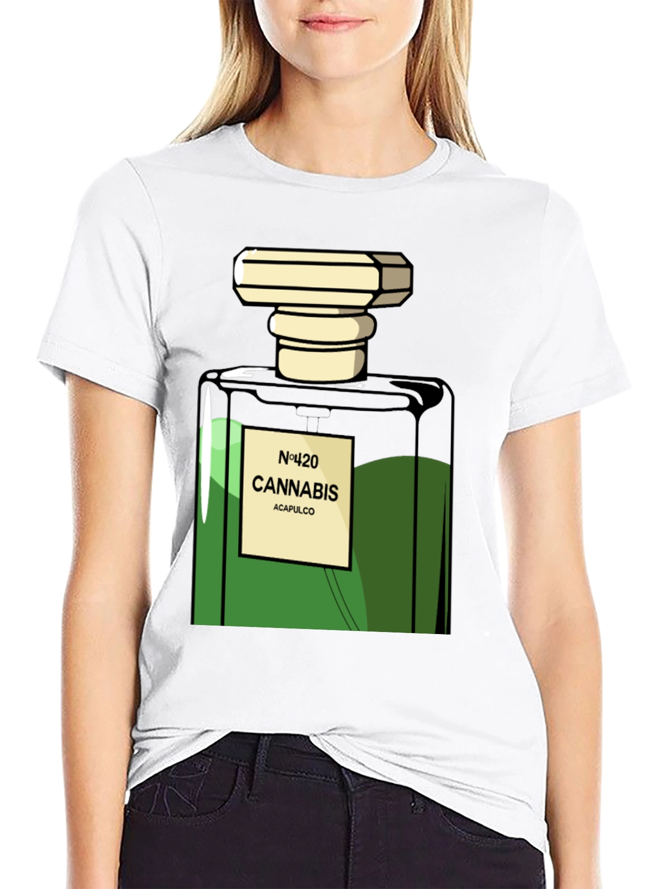 Cannabis Perfume Parody T-Shirt