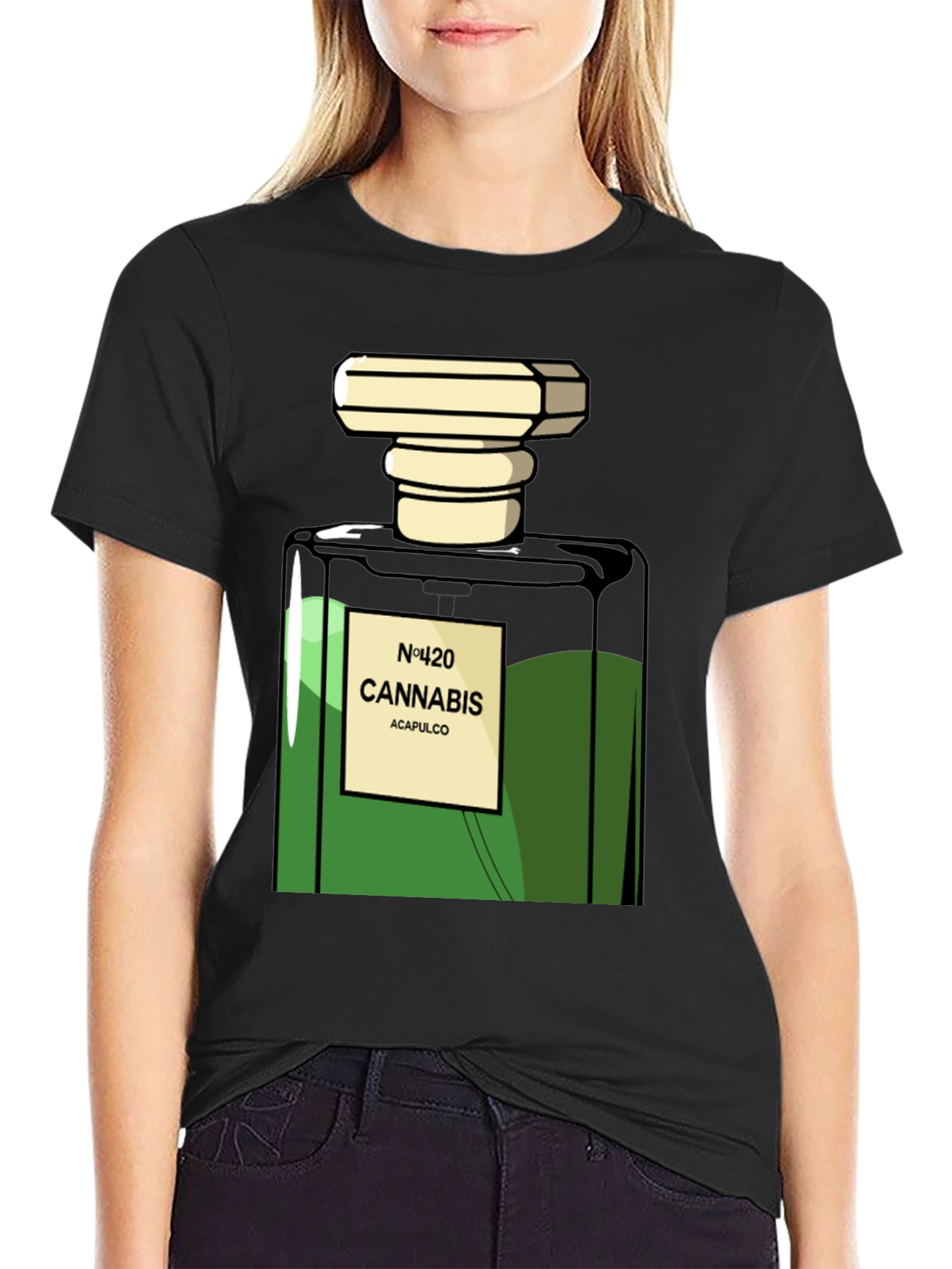 Cannabis Perfume Parody T-Shirt
