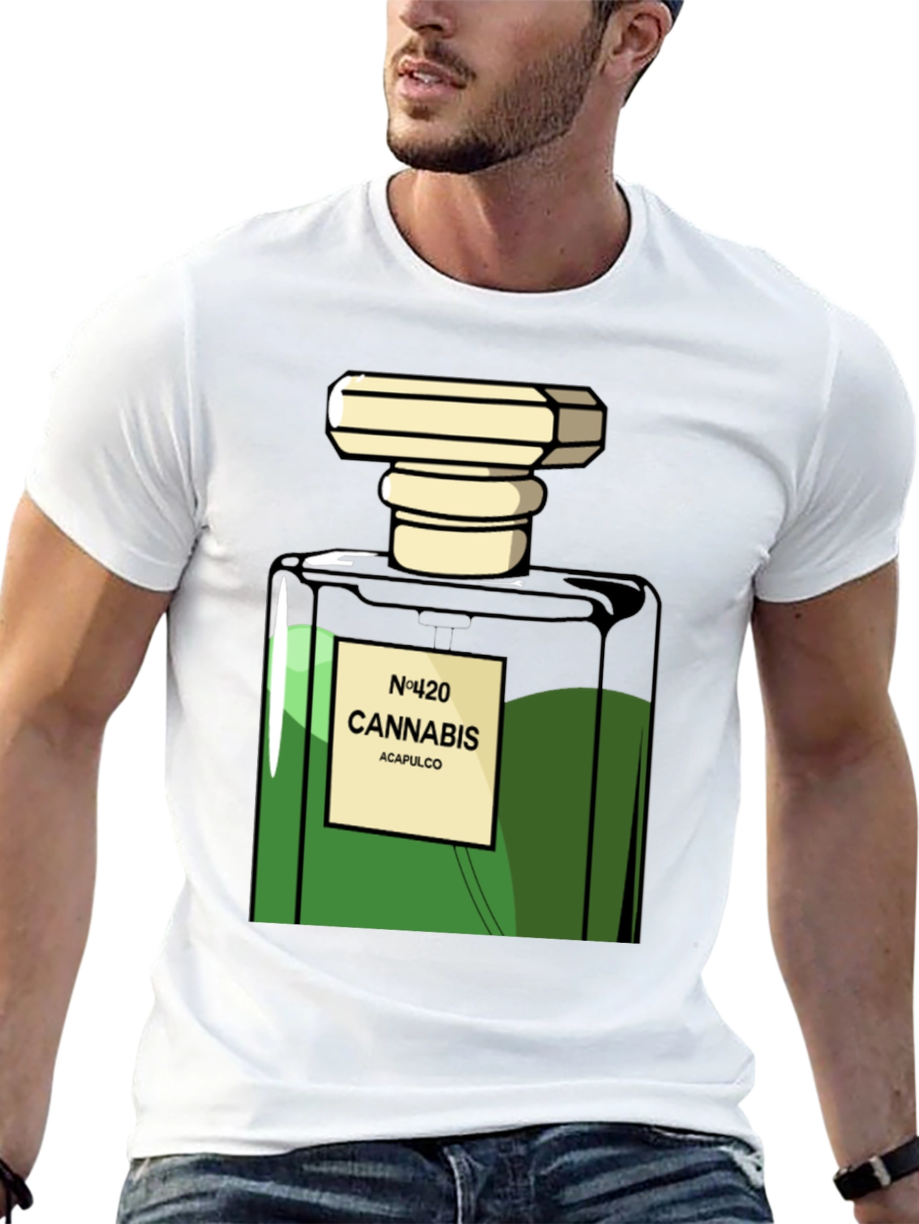 Cannabis Perfume Parody T-Shirt
