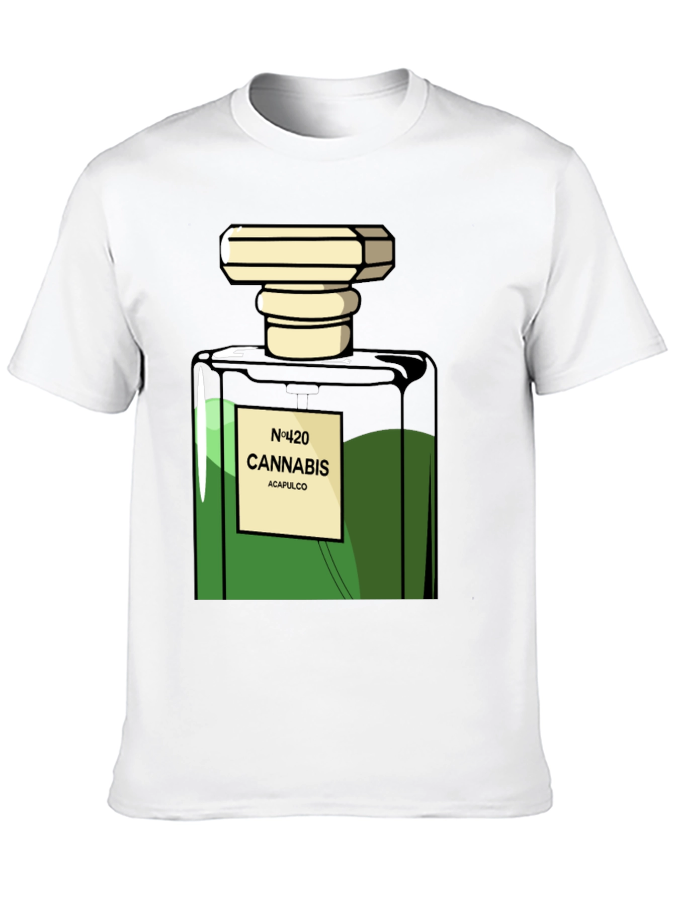 Cannabis Perfume Parody T-Shirt