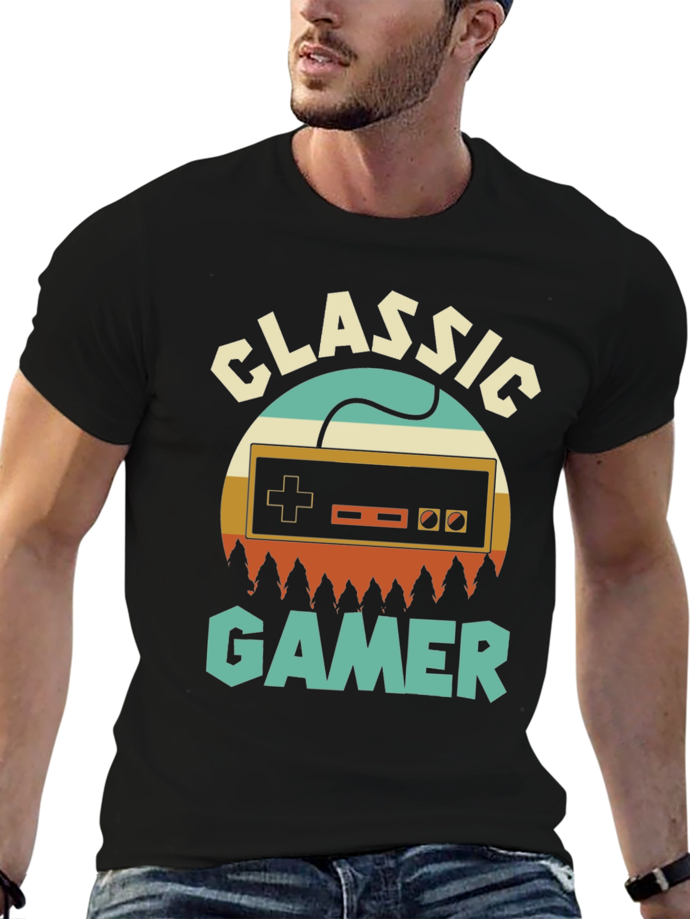 Classic Gamer T-Shirt - Retro Console Design