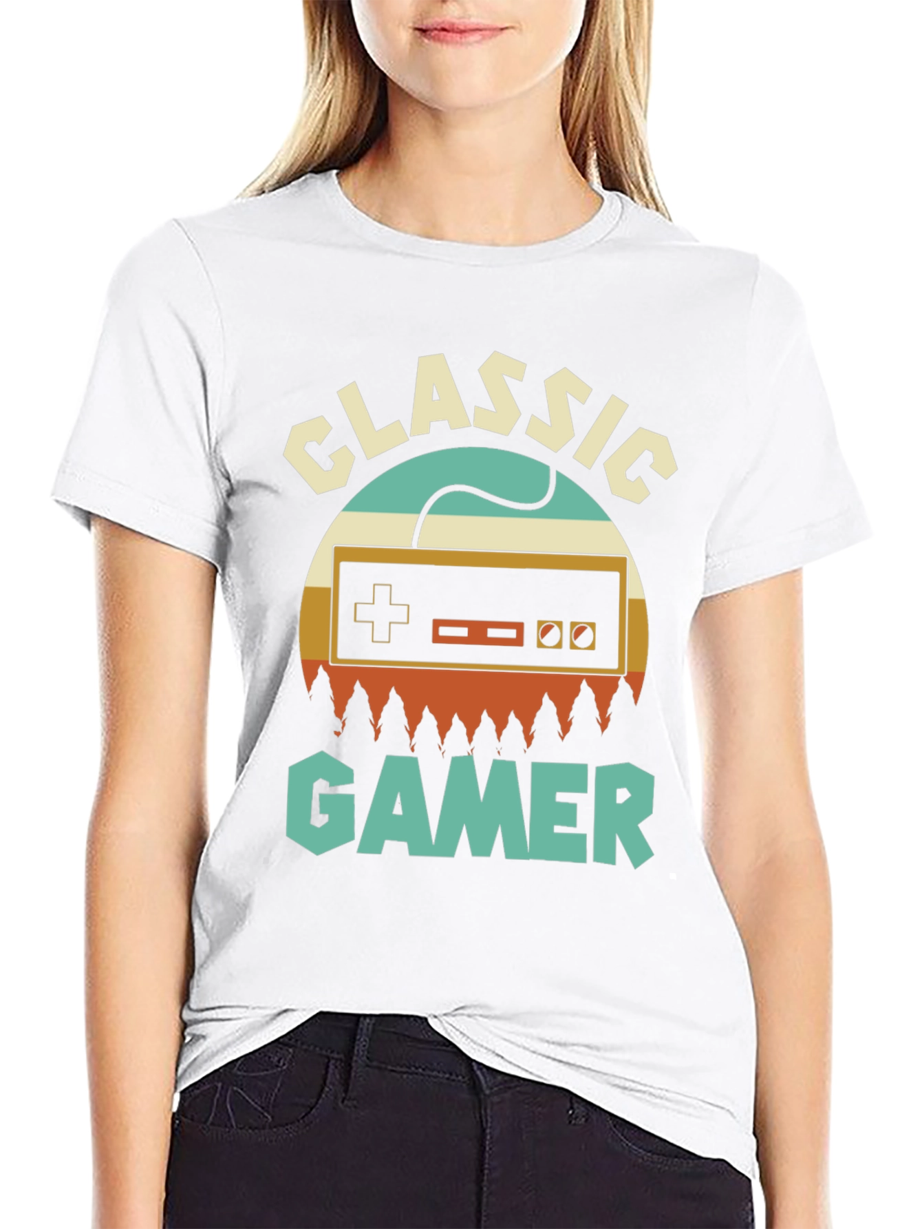 Classic Gamer T-Shirt - Retro Console Design