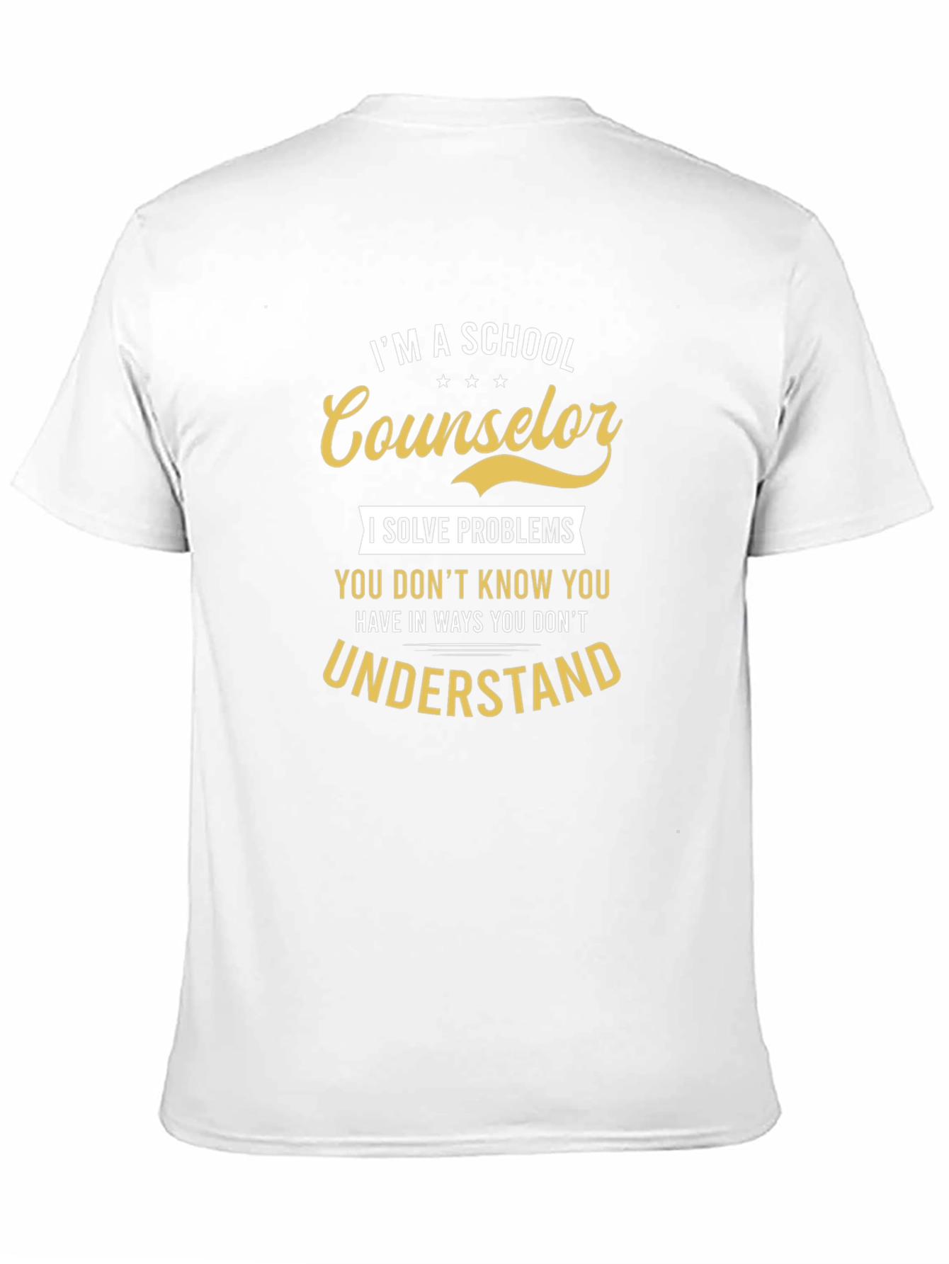 School Counselor T-Shirt - Problem Solver Tee