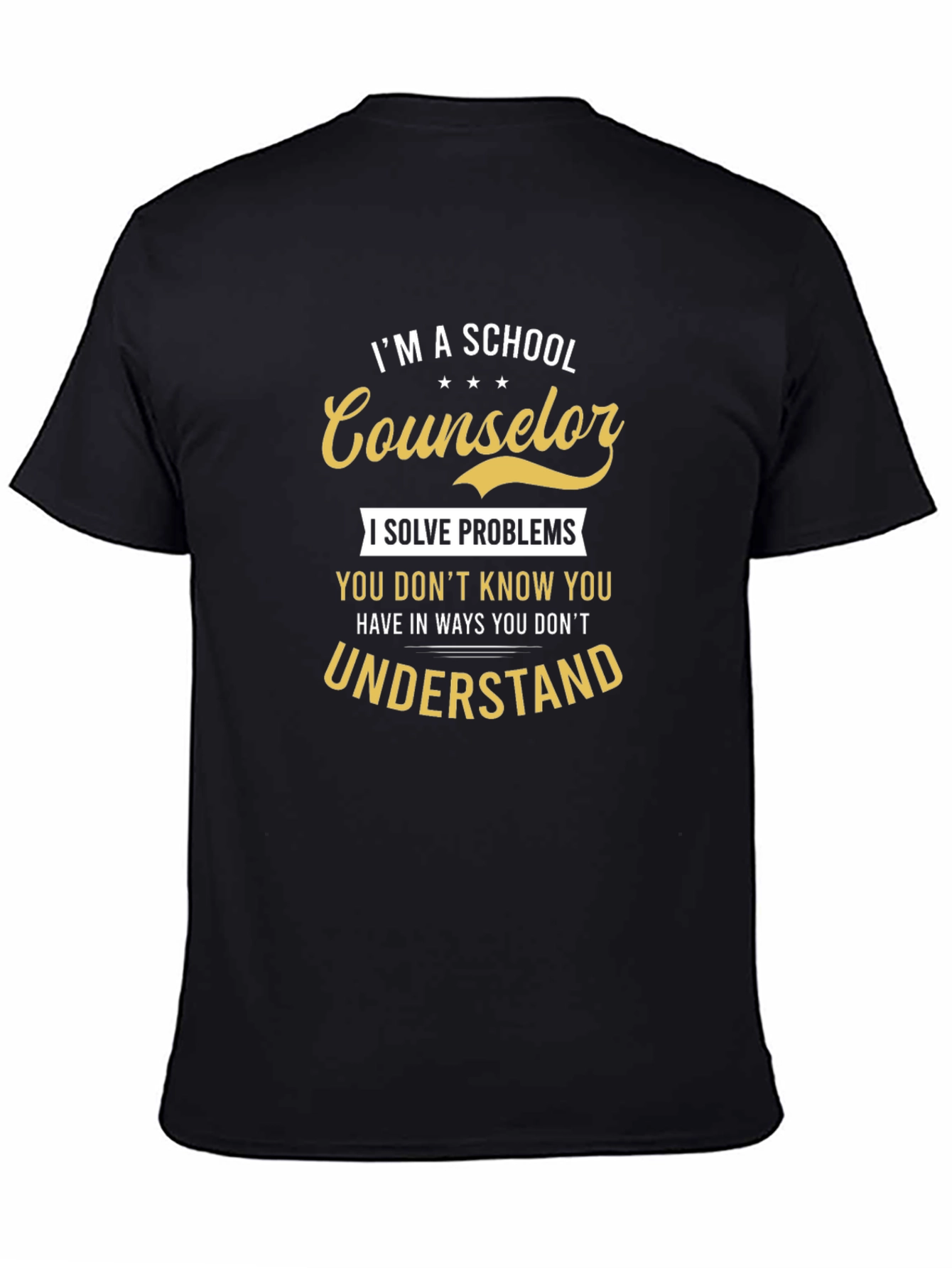 School Counselor T-Shirt - Problem Solver Tee