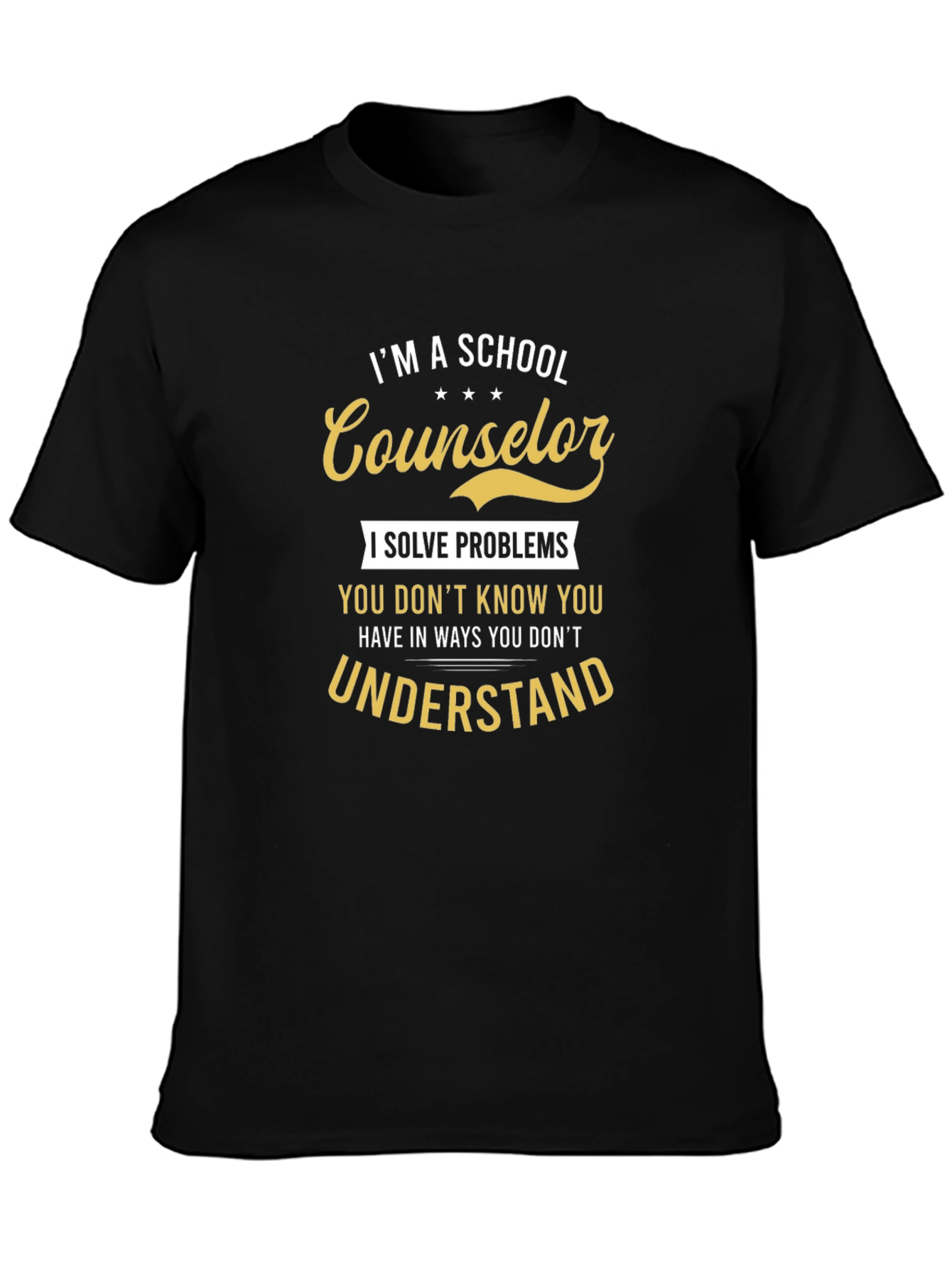 School Counselor T-Shirt - Problem Solver Tee