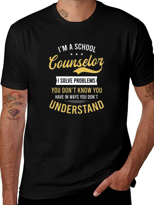 School Counselor T-Shirt - Problem Solver Tee