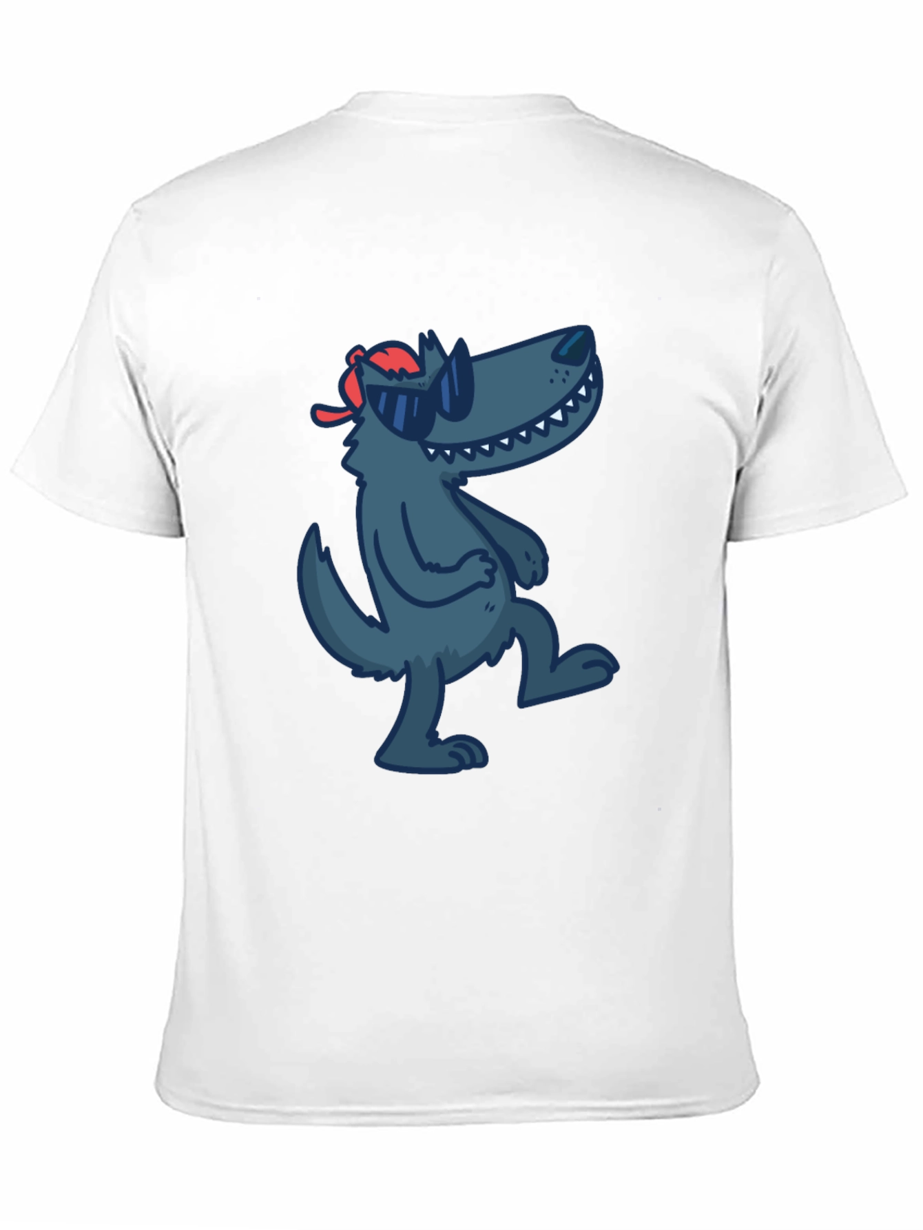 Cool Cartoon Wolf T-Shirt