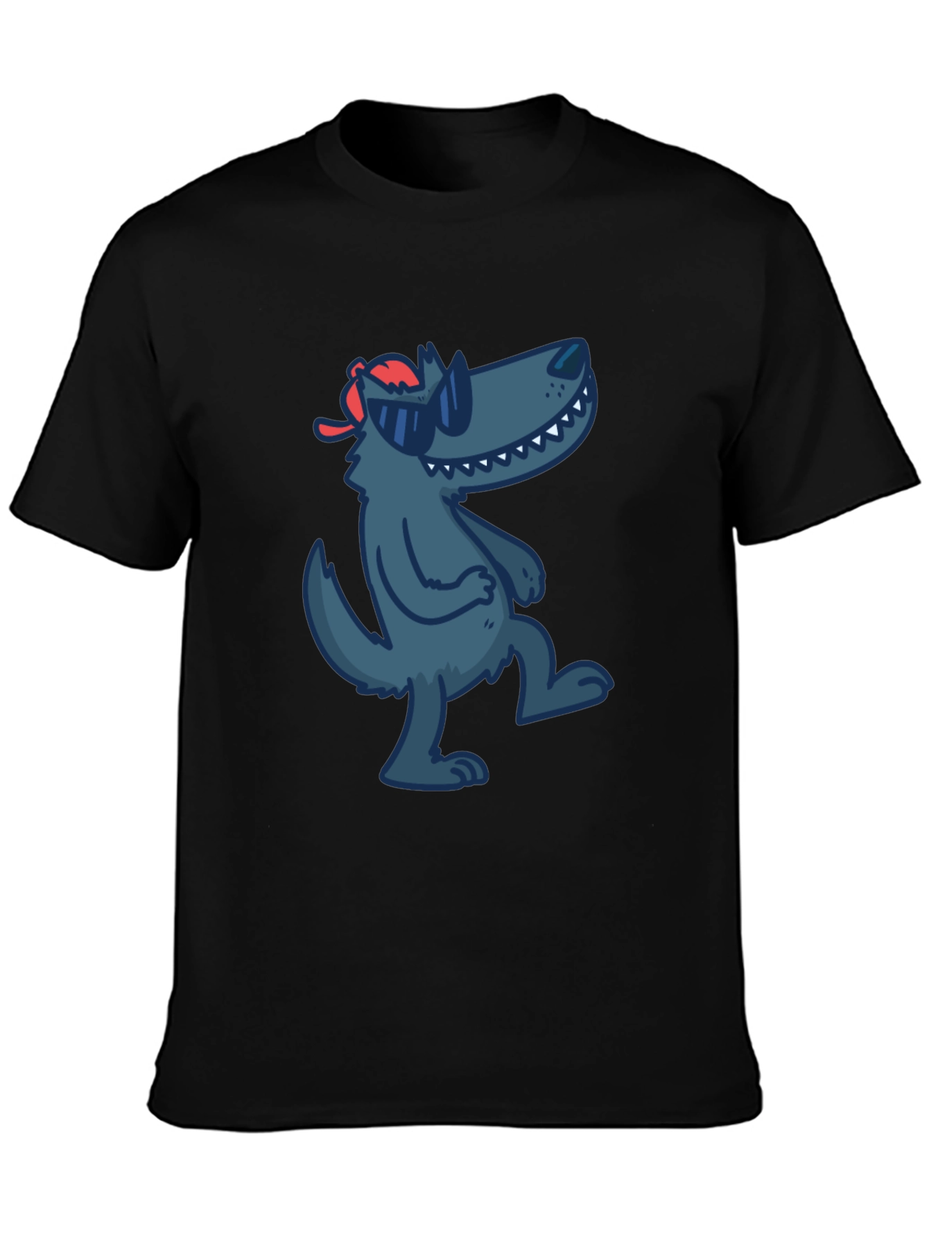 Cool Cartoon Wolf T-Shirt