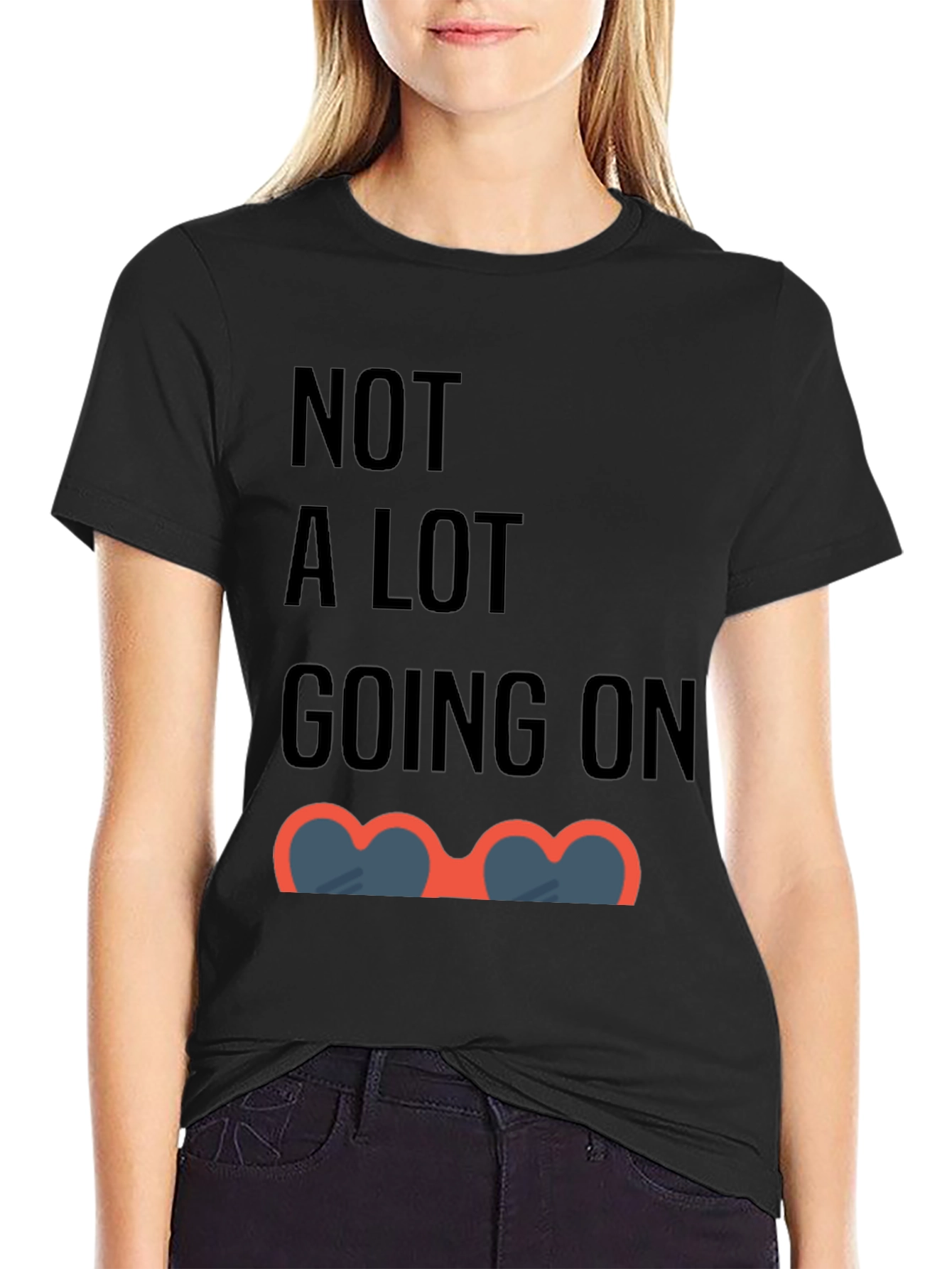 Funny Not A Lot Going On Graphic Tee