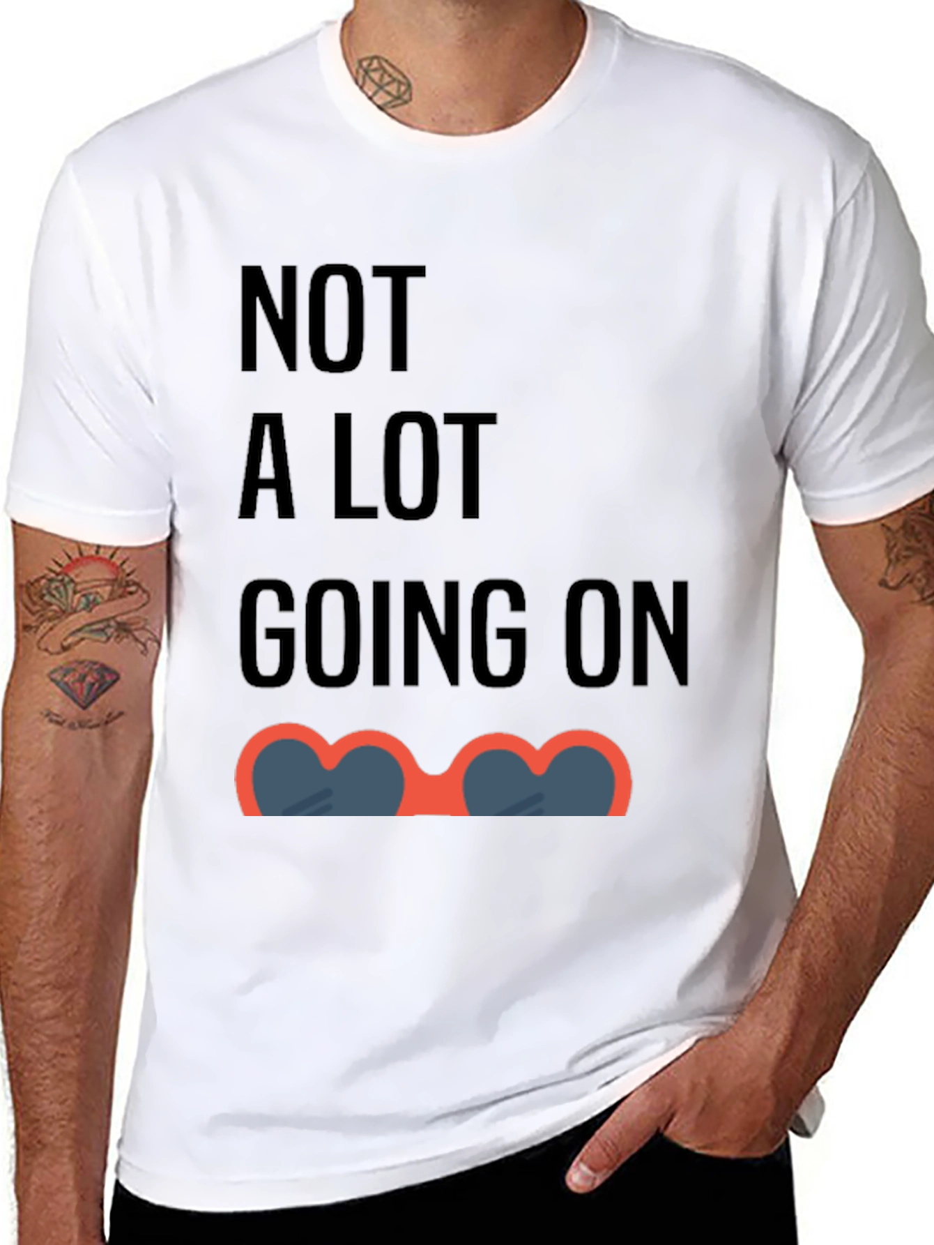 Funny Not A Lot Going On Graphic Tee