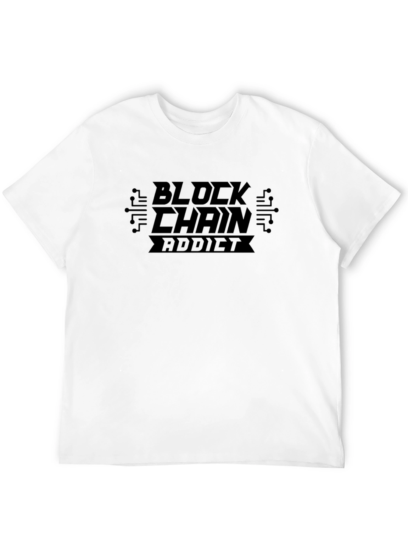 Blockchain Addict Black T-Shirt