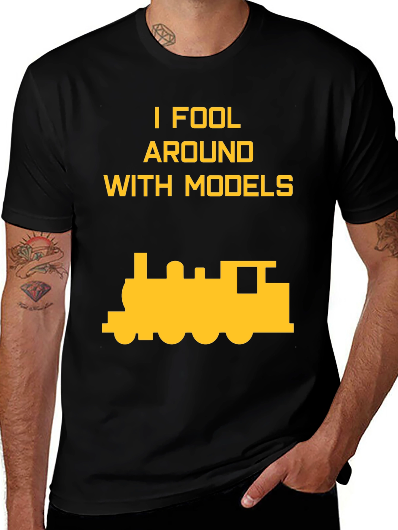 I Fool Around with Models Train T-Shirt