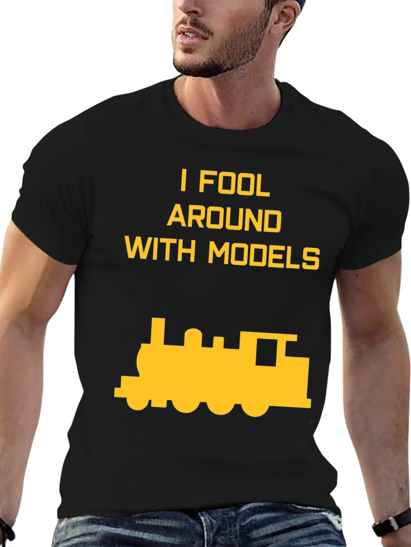 I Fool Around with Models Train T-Shirt