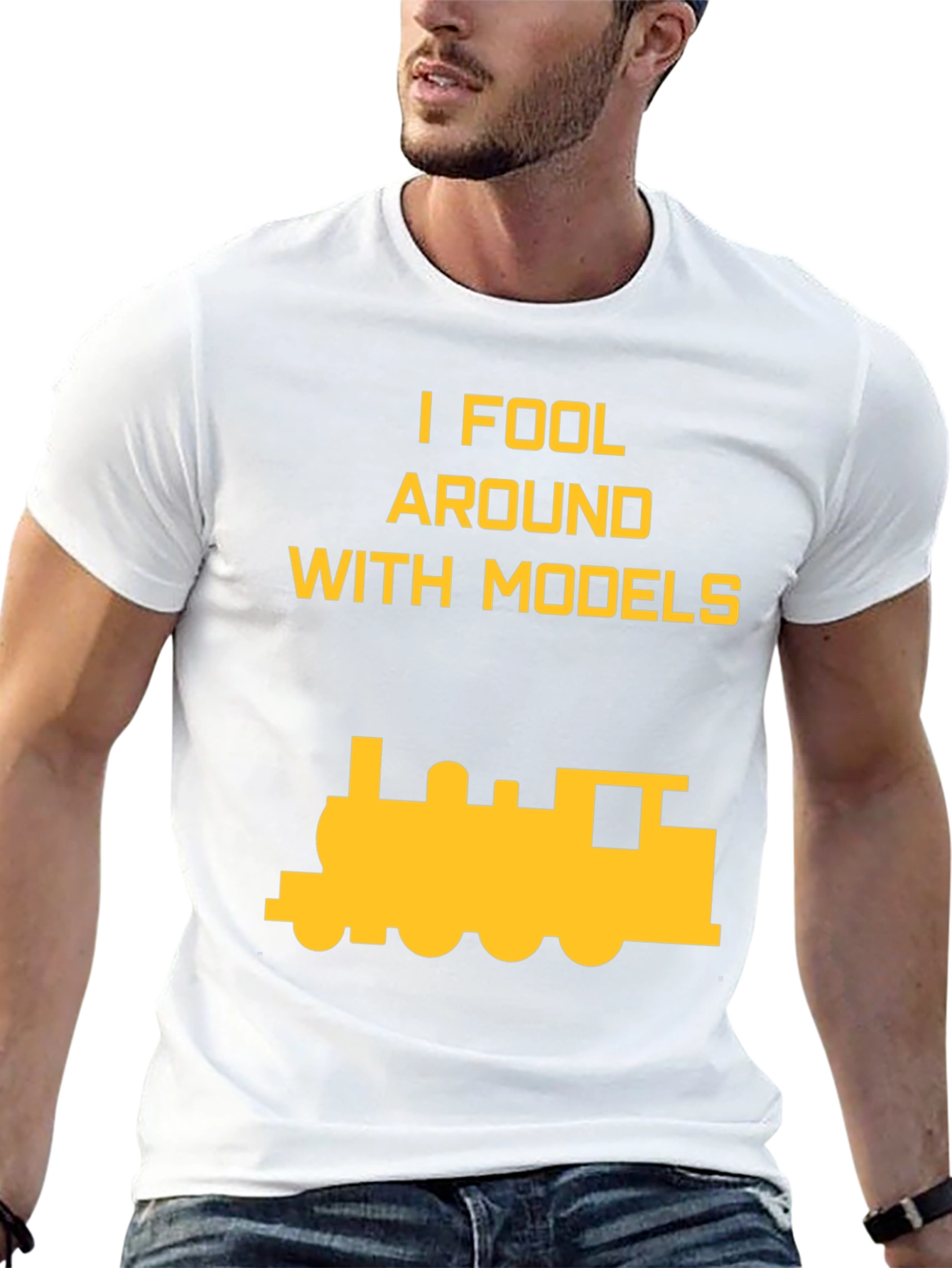 I Fool Around with Models Train T-Shirt