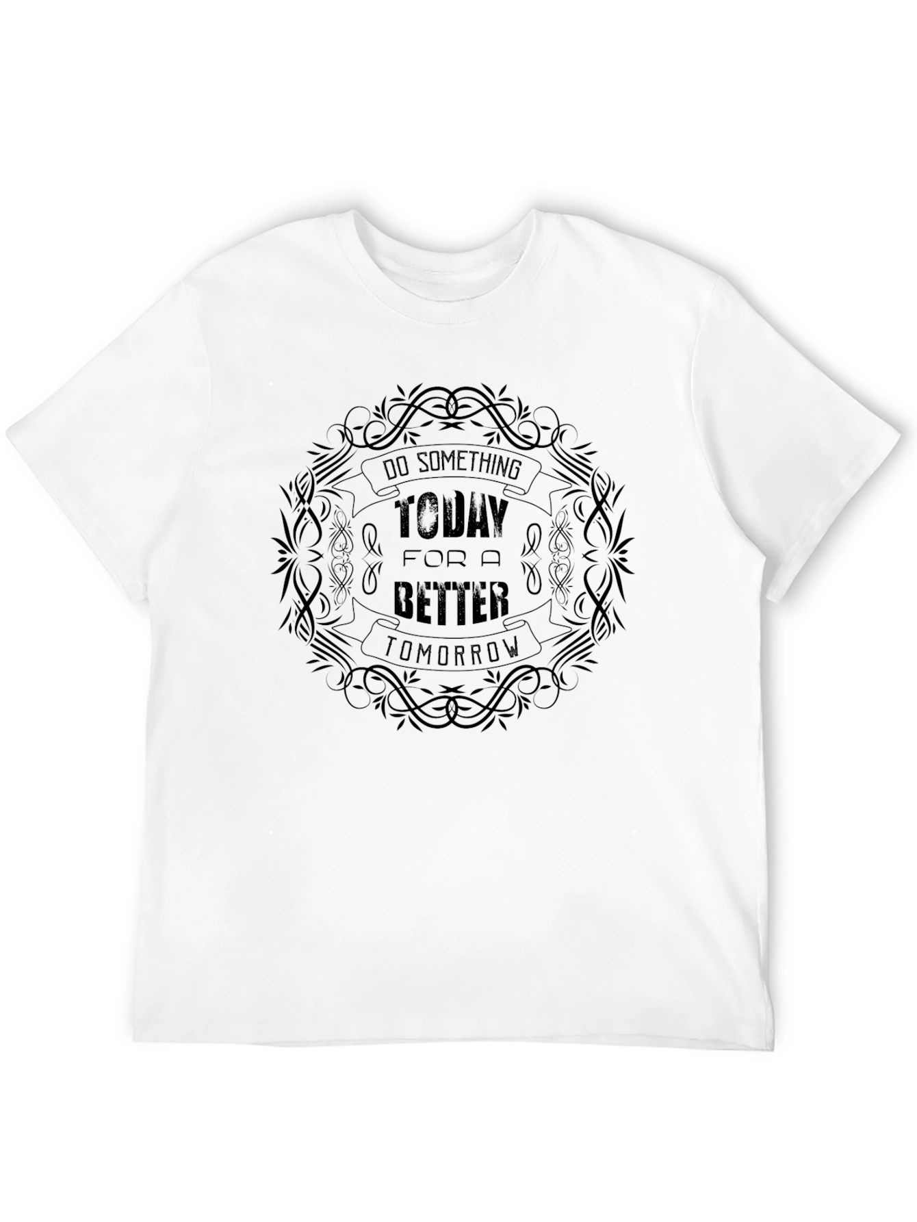 Motivational Black Graphic T-Shirt