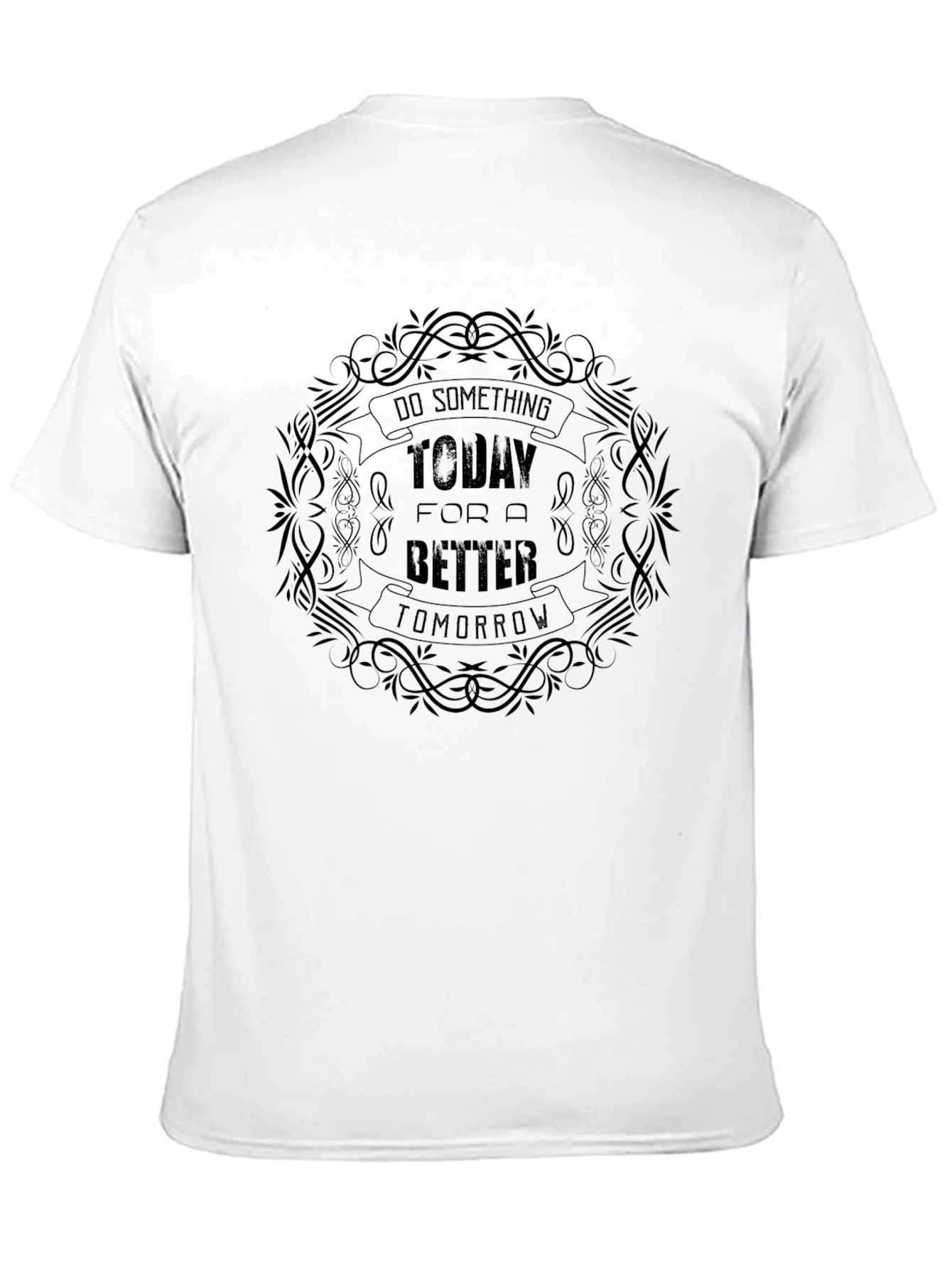 Motivational Black Graphic T-Shirt