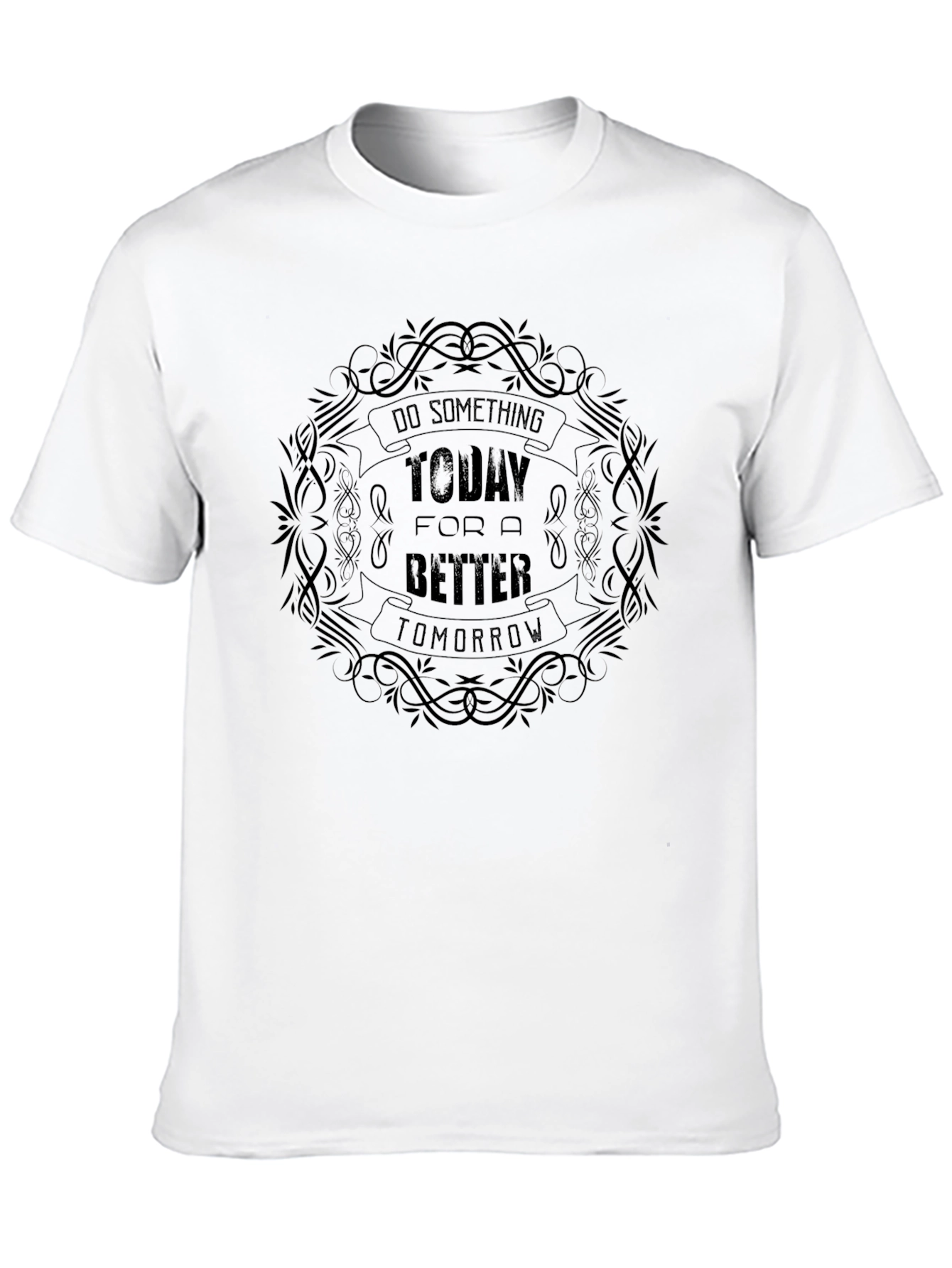 Motivational Black Graphic T-Shirt