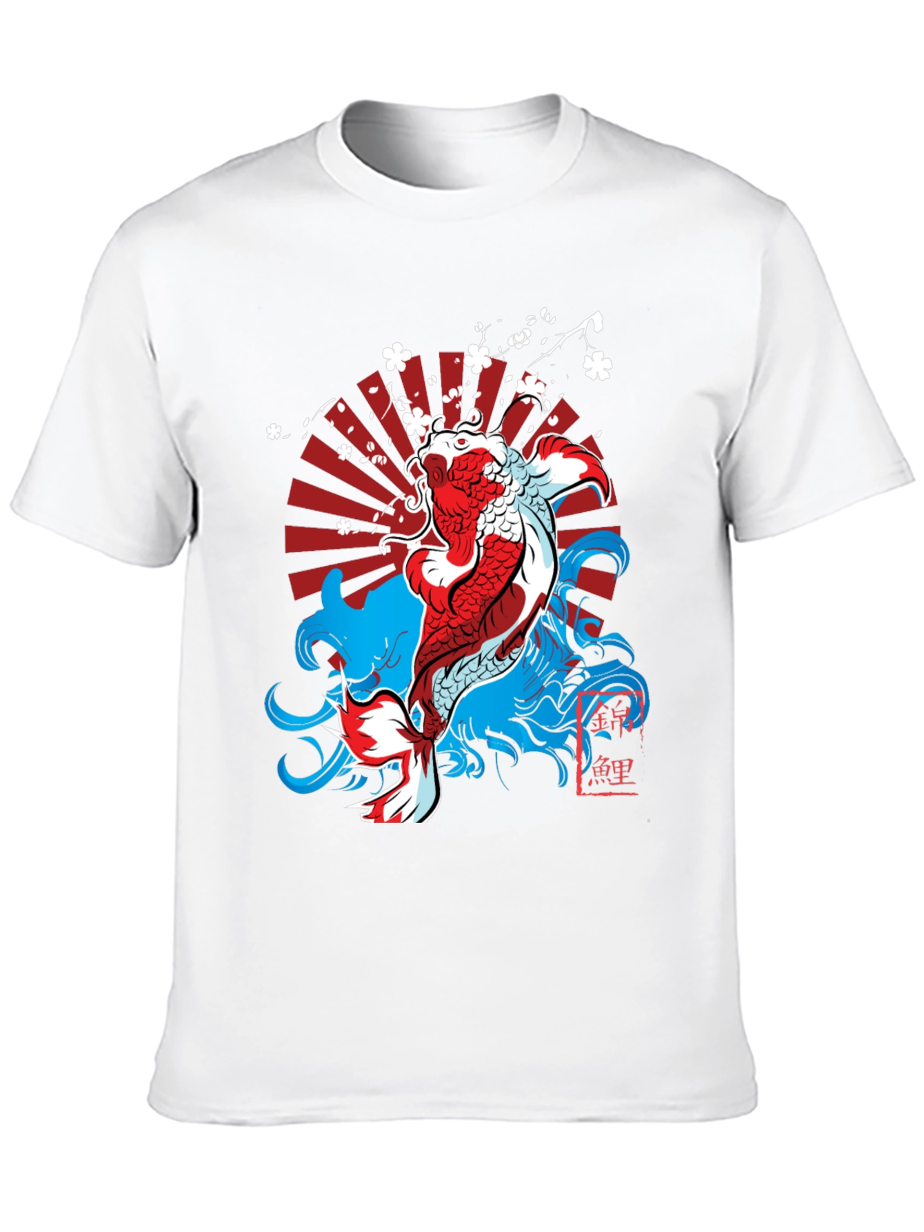 Koi Fish Graphic Tee - Japanese Style