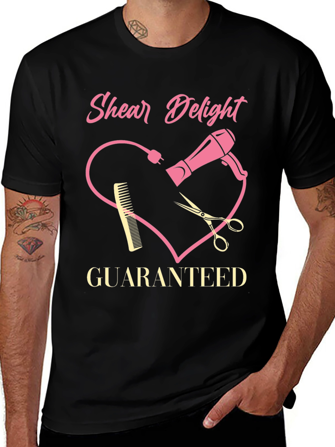 Shear Delight Graphic Tee - Hairdresser T-Shirt