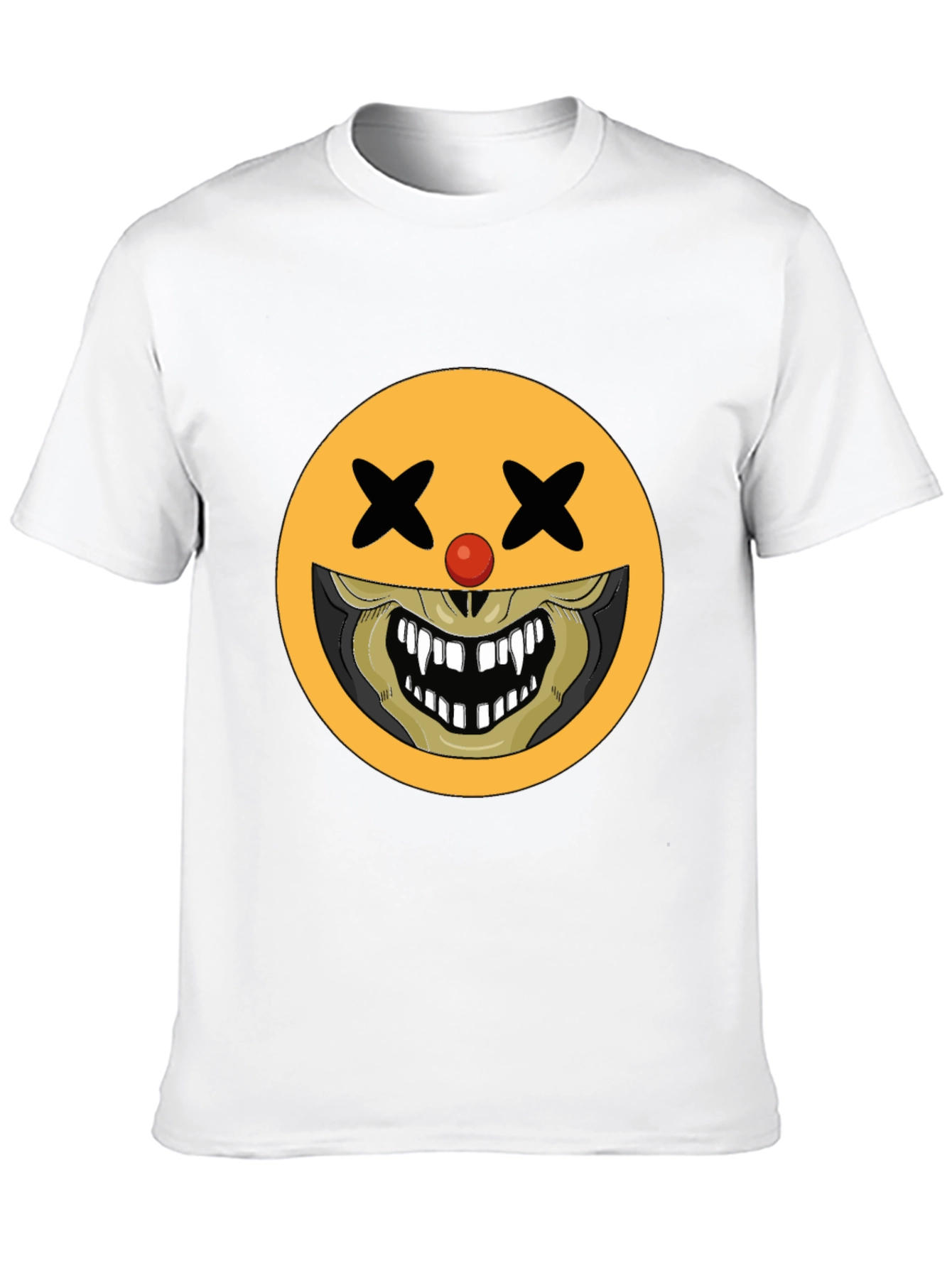 Creepy Clown Emoji Graphic Tee