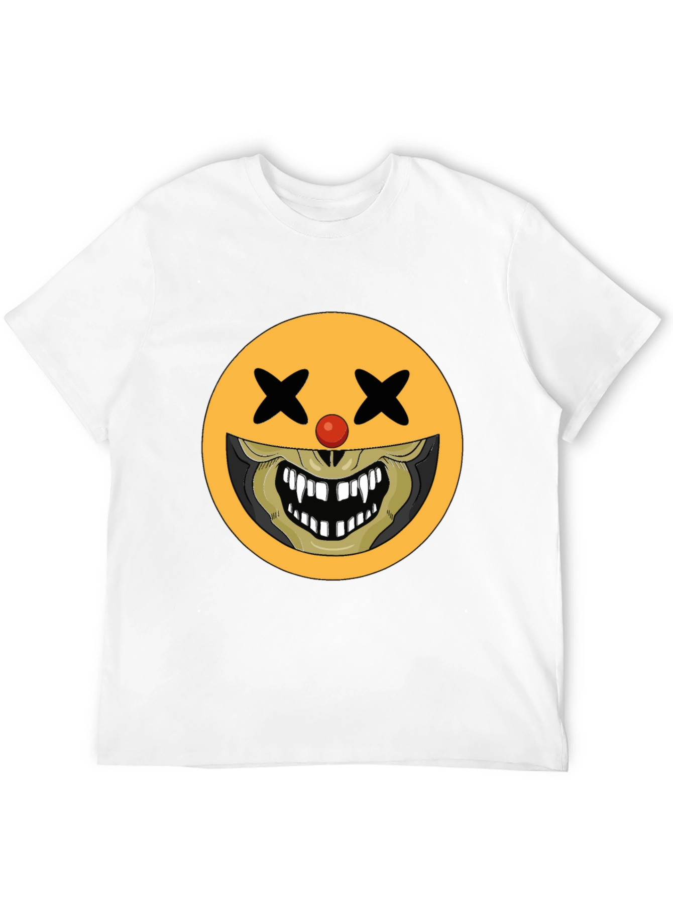 Creepy Clown Emoji Graphic Tee