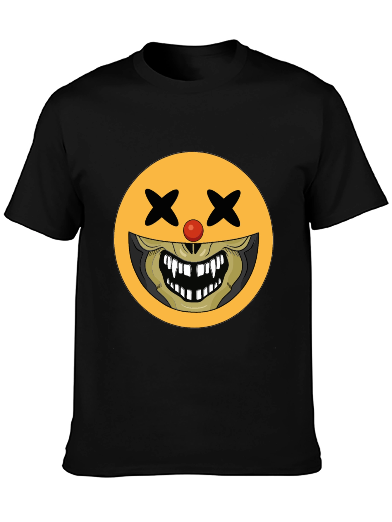 Creepy Clown Emoji Graphic Tee