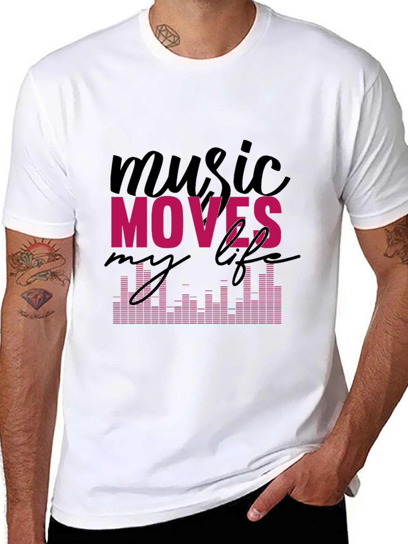 Music Moves My Life Graphic Tee